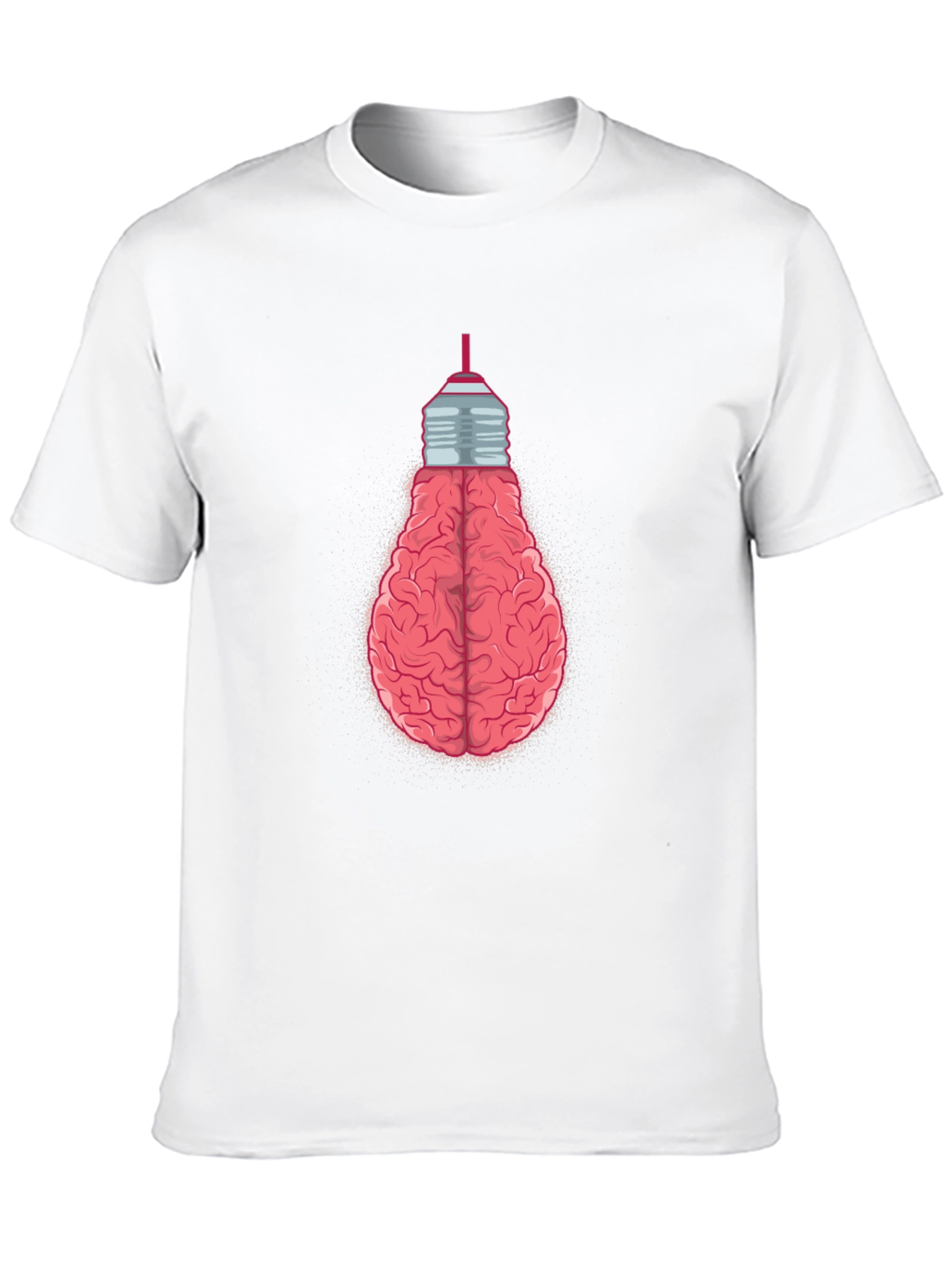 Brain Bulb T-Shirt - Creative Idea Tee