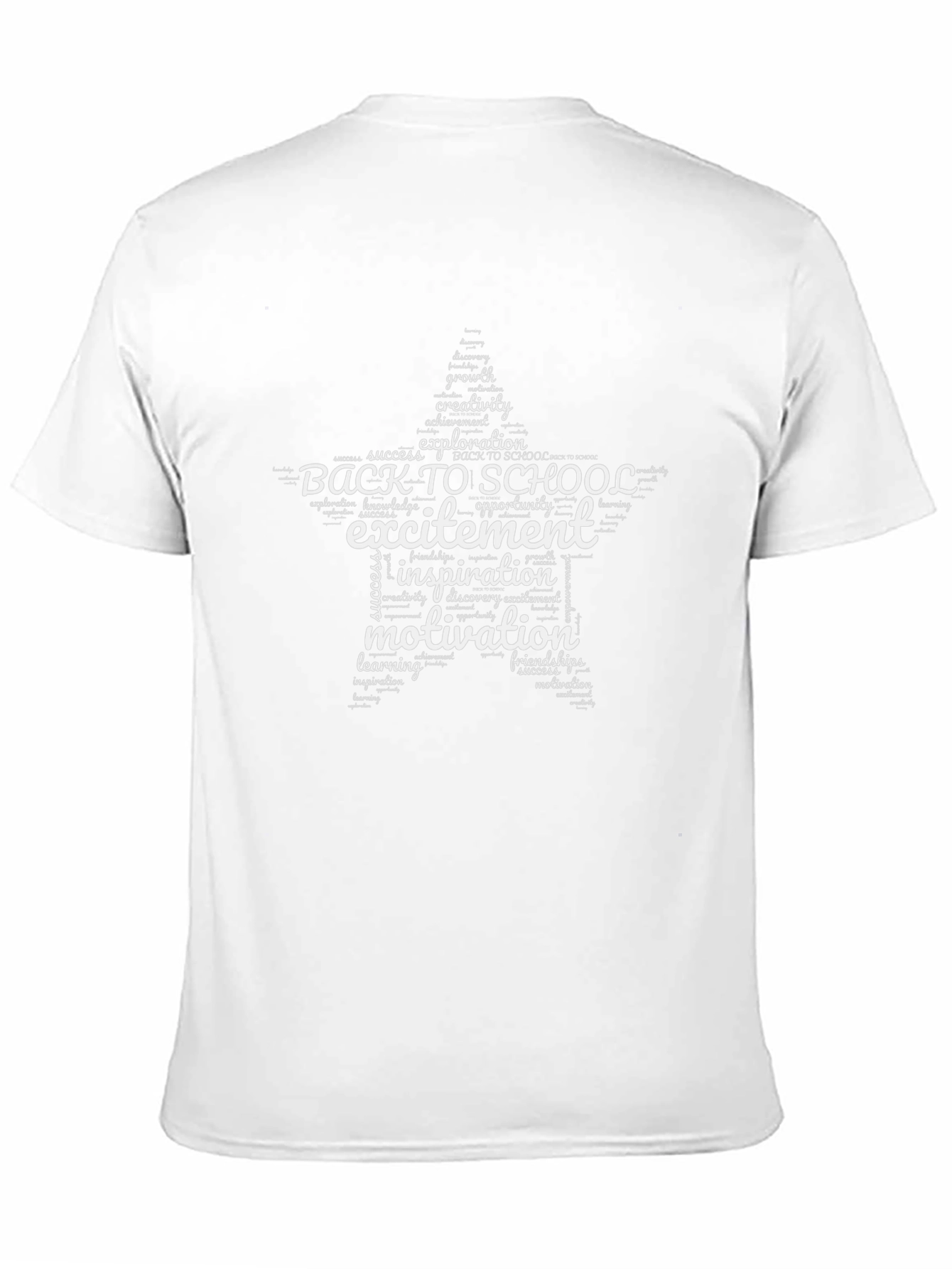 Back to School Word Art T-Shirt