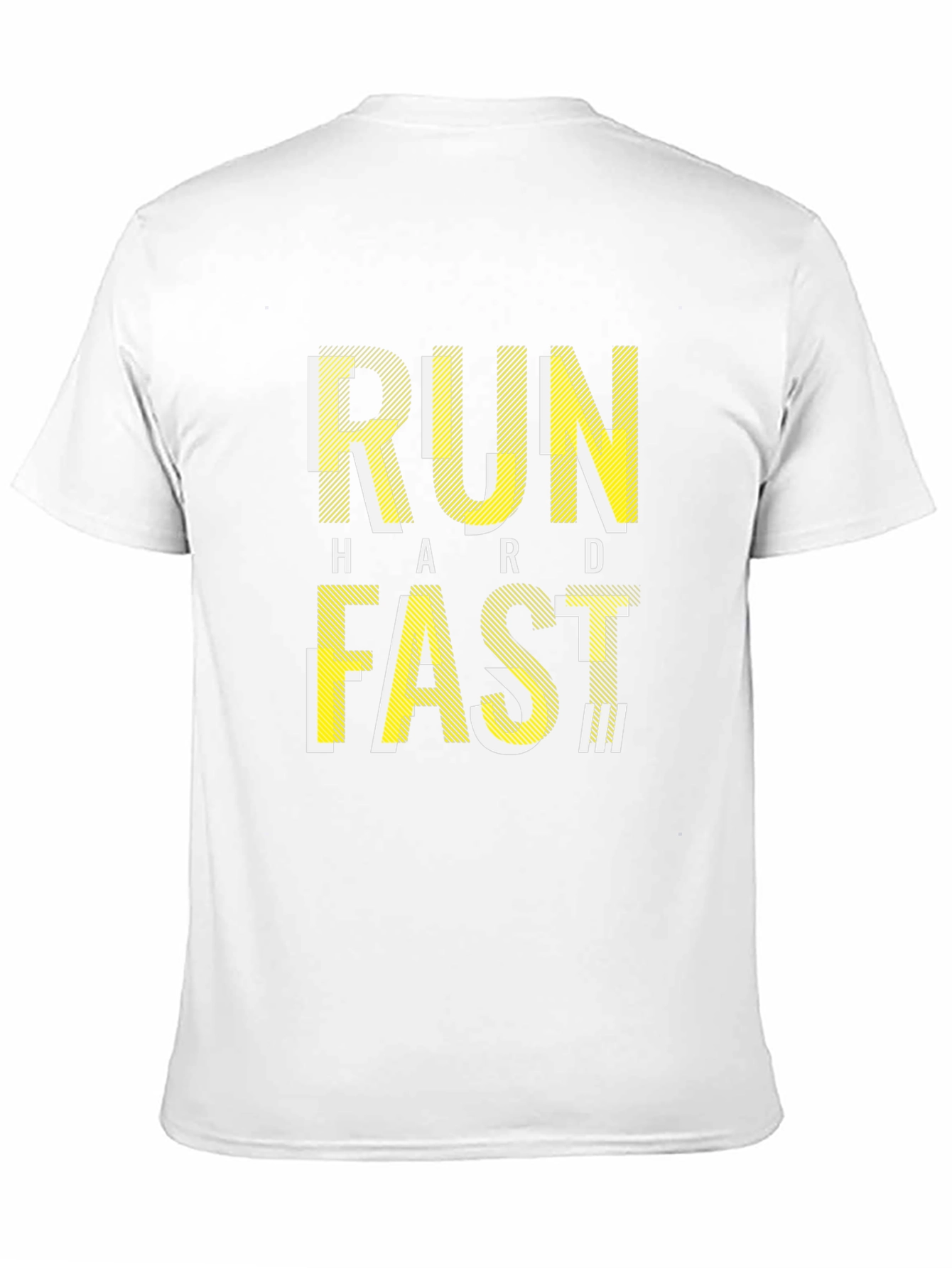 Run Hard Fast T-Shirt - Black Graphic Tee