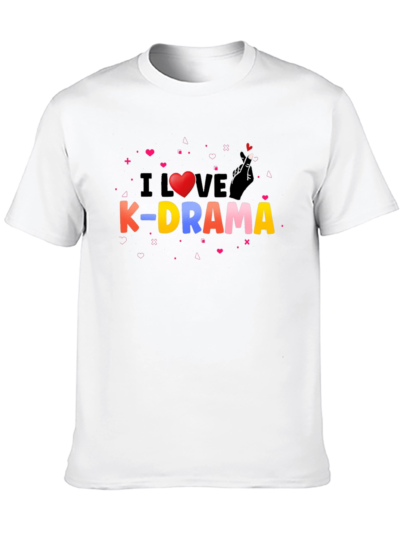 I Love K-Drama Black Graphic Tee