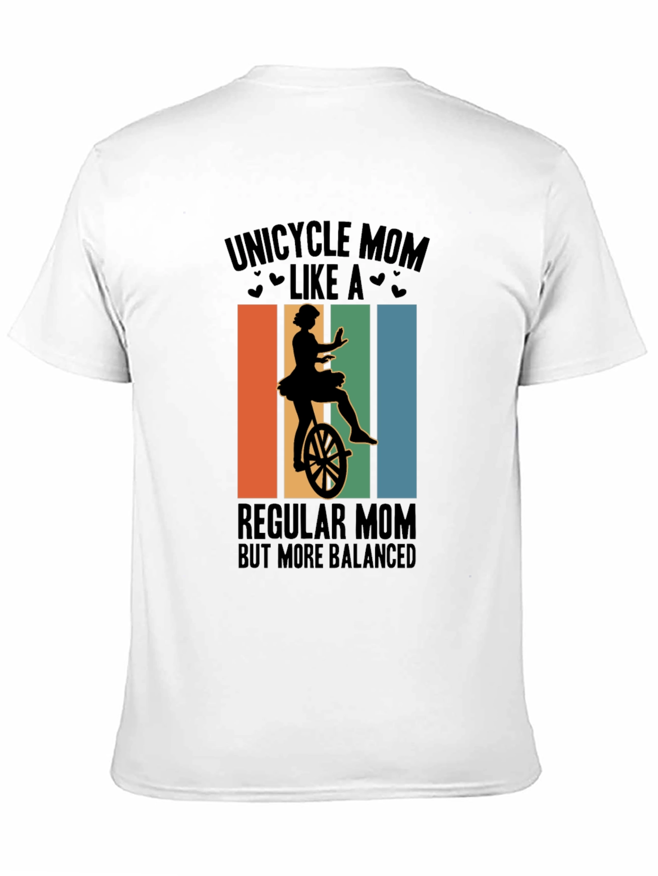 Unicycle Mom Graphic Tee - Balanced & Fun!