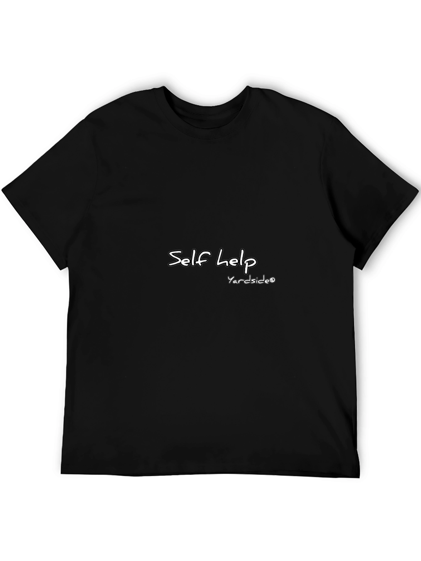 Self Help Black Tee - Yardside Design
