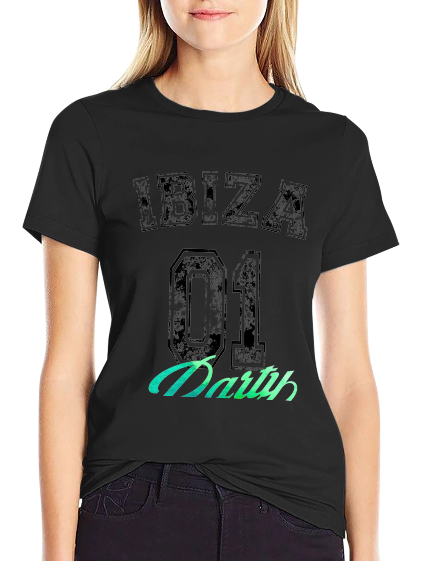 Ibiza Darth T-Shirt - Black Graphic Tee