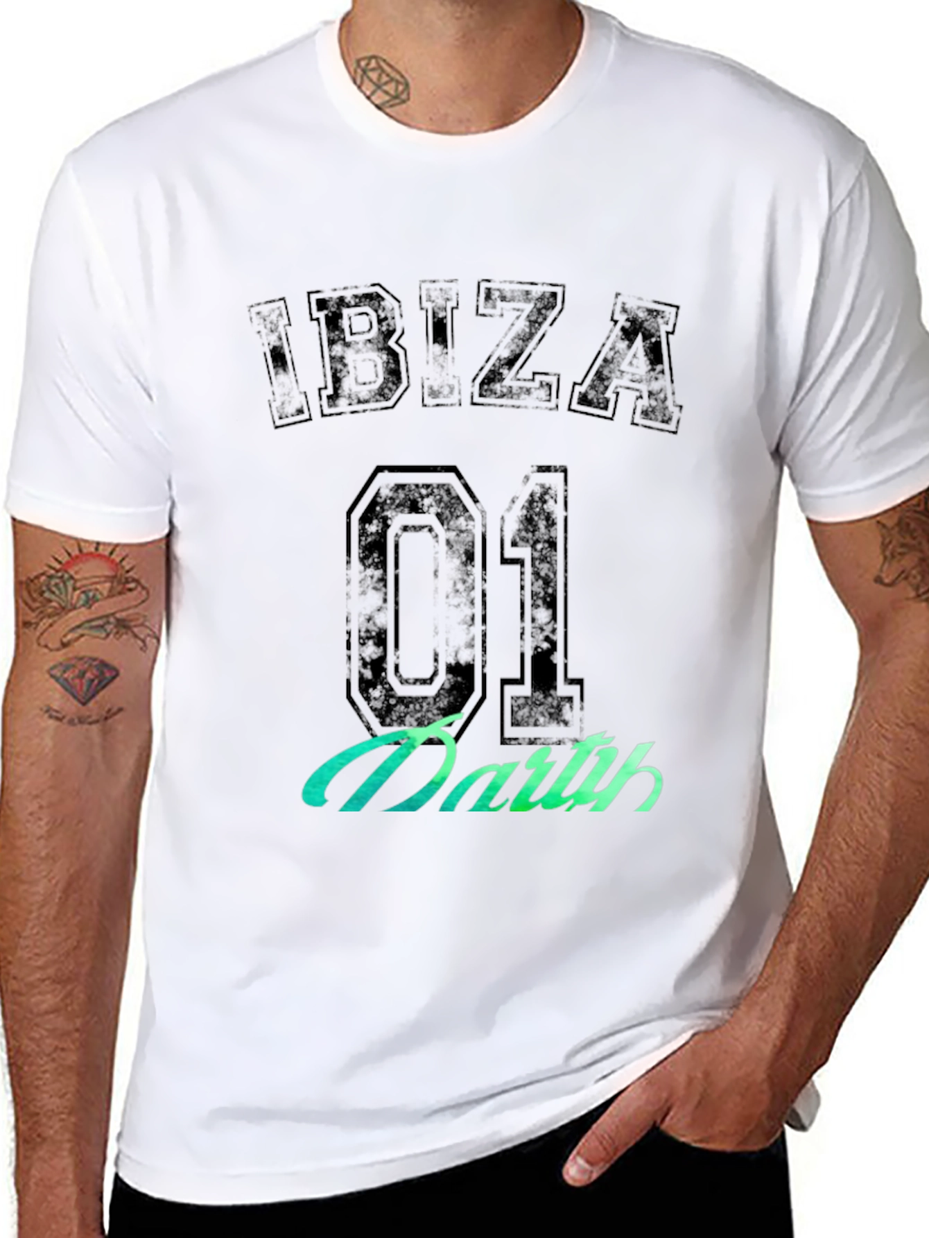 Ibiza Darth T-Shirt - Black Graphic Tee