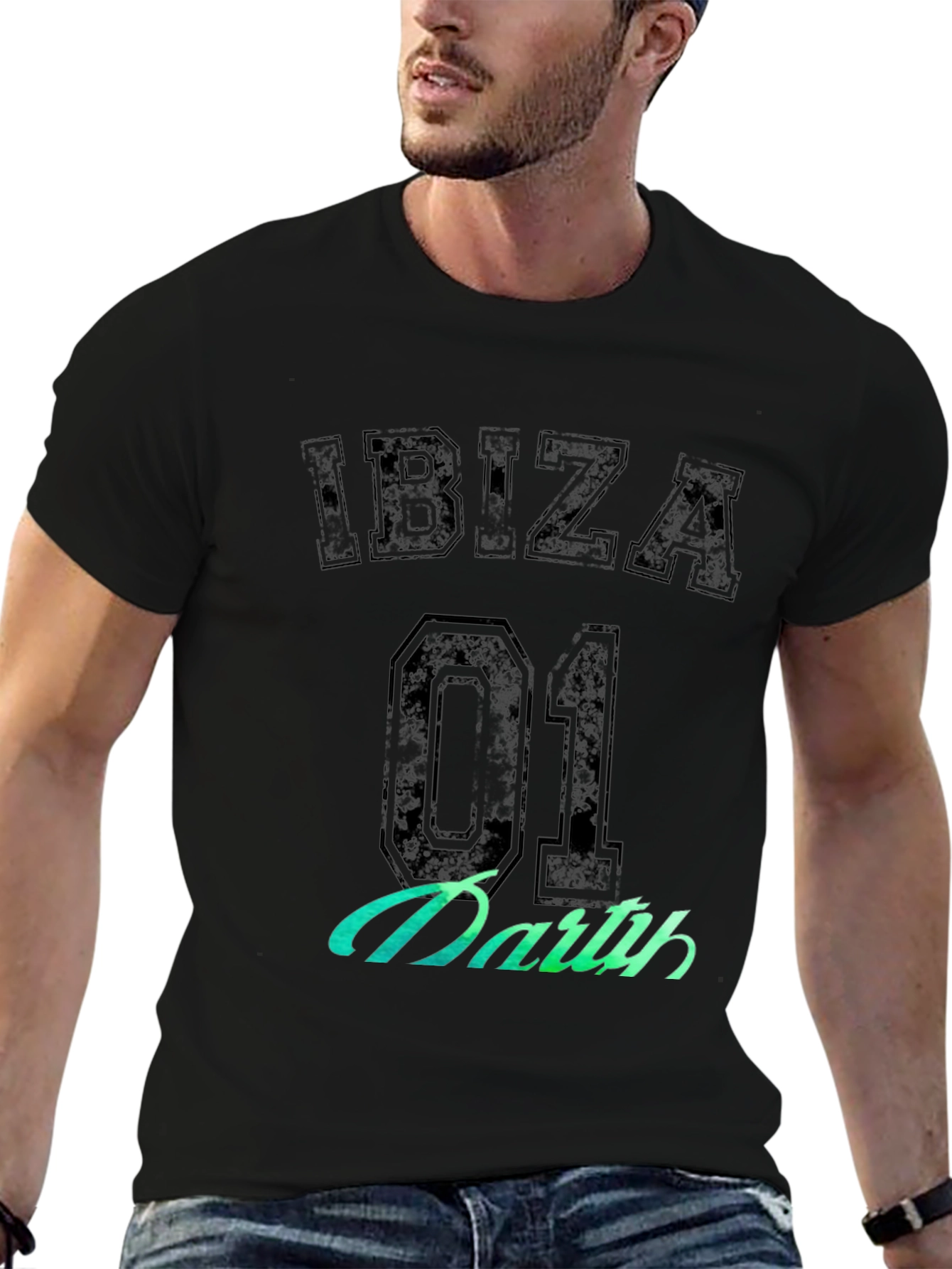 Ibiza Darth T-Shirt - Black Graphic Tee