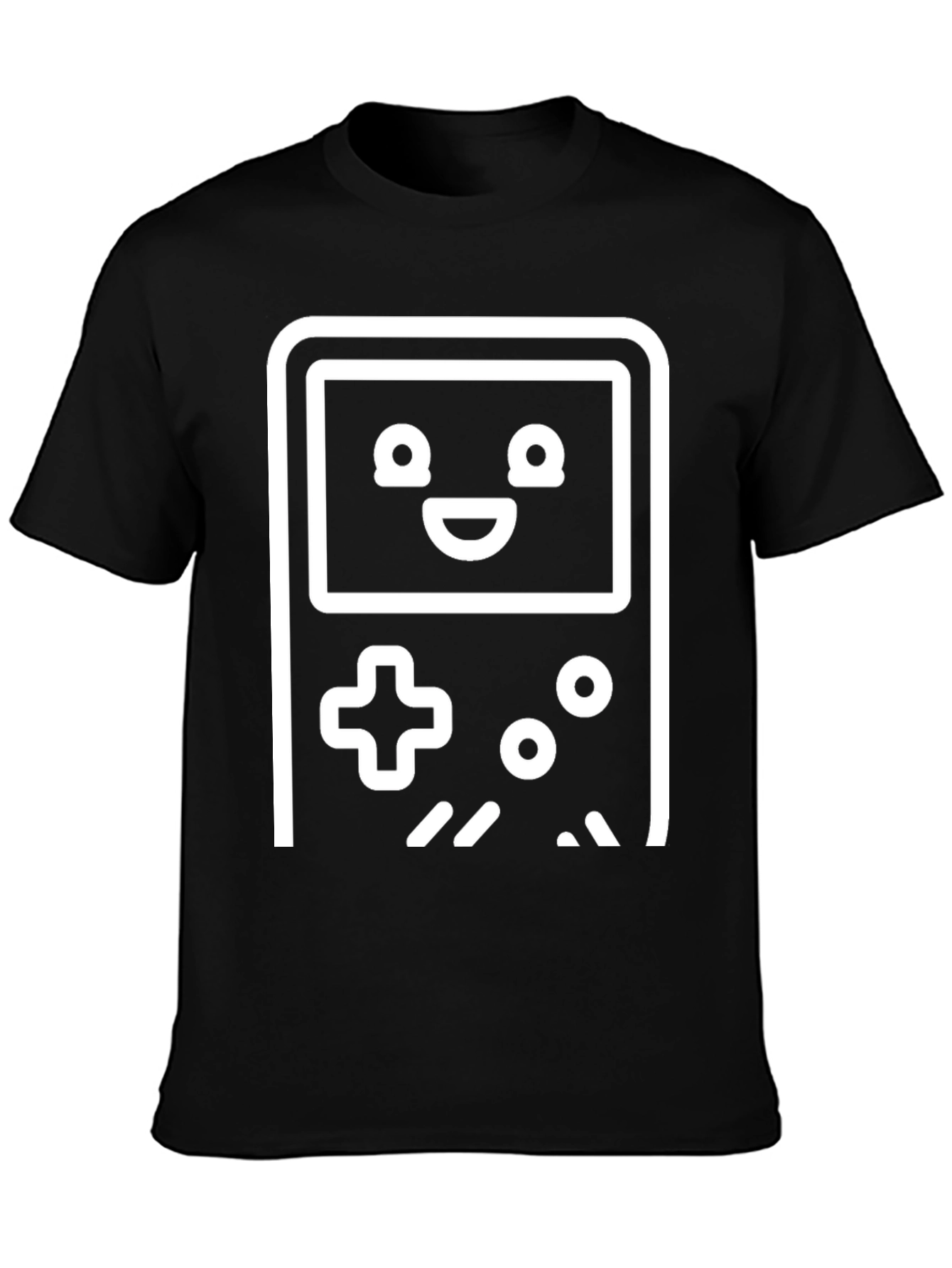Retro Gamer Tee - Black Cotton Gaming T-Shirt