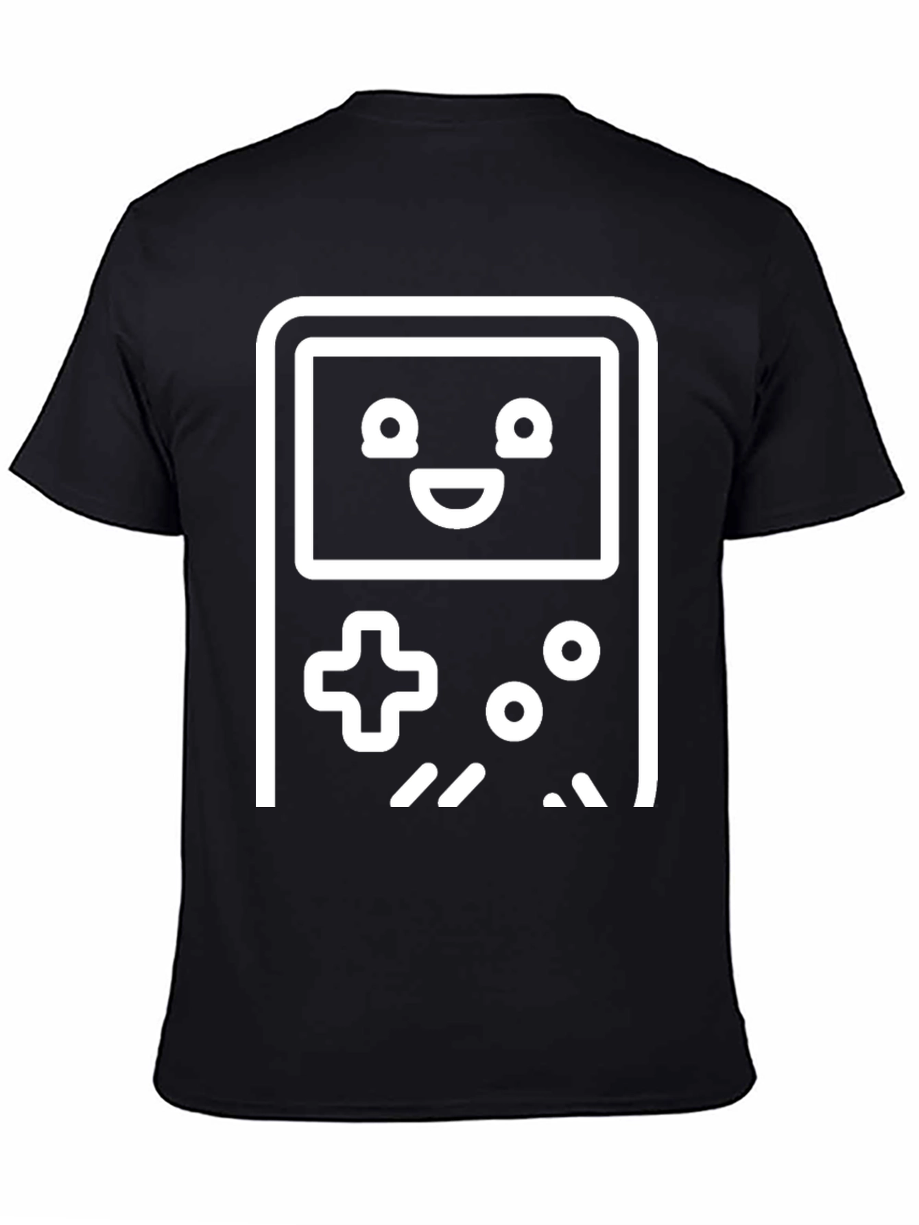 Retro Gamer Tee - Black Cotton Gaming T-Shirt