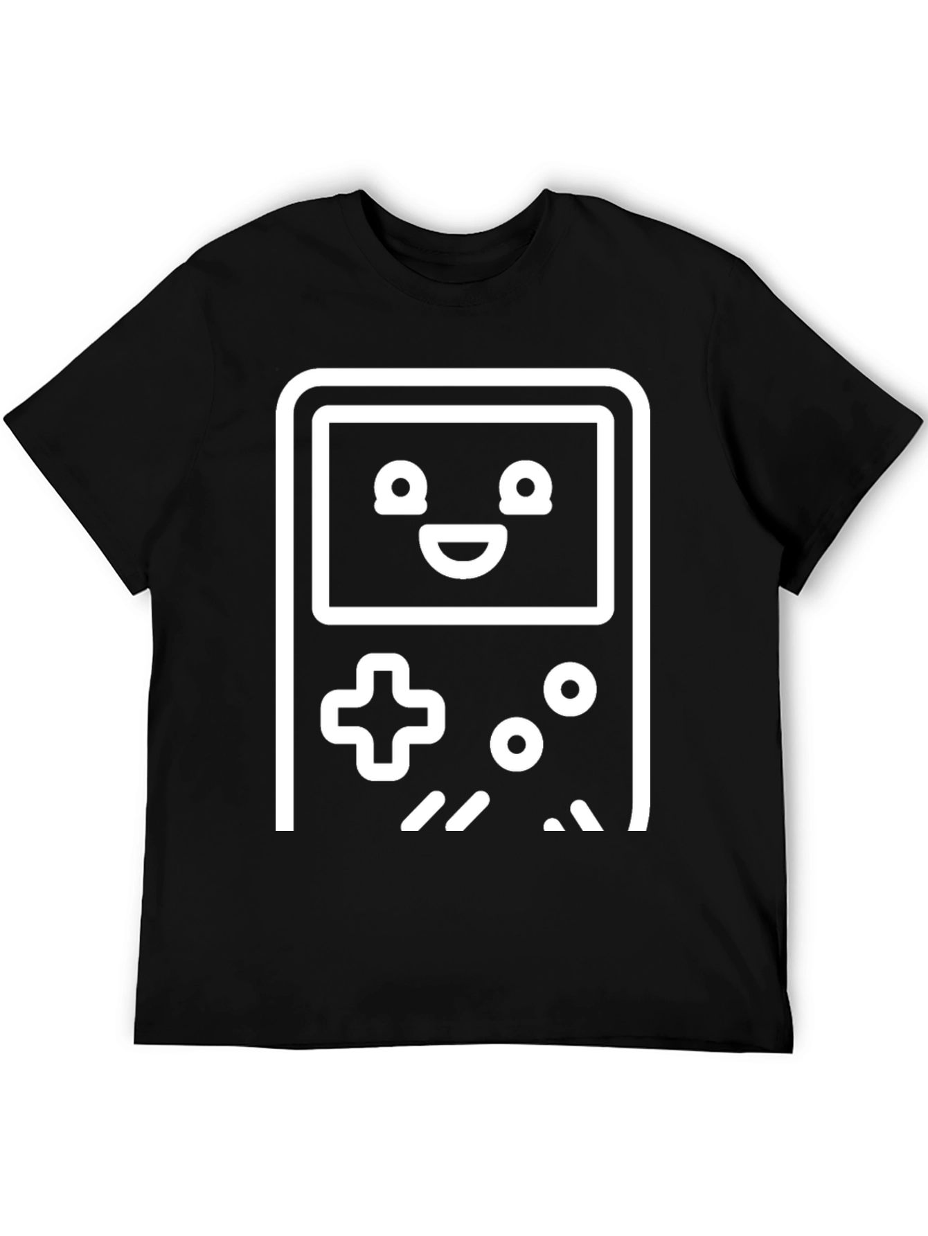 Retro Gamer Tee - Black Cotton Gaming T-Shirt