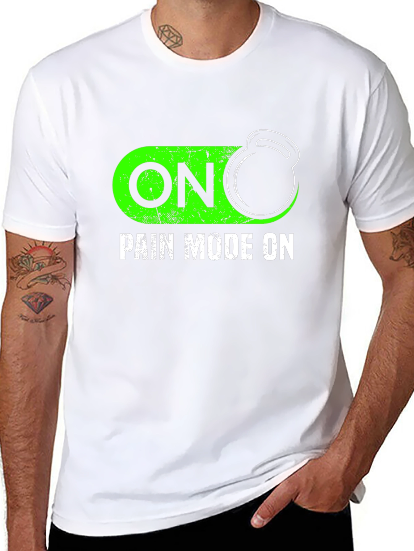 Pain Mode On Kettlebell Gym T-Shirt
