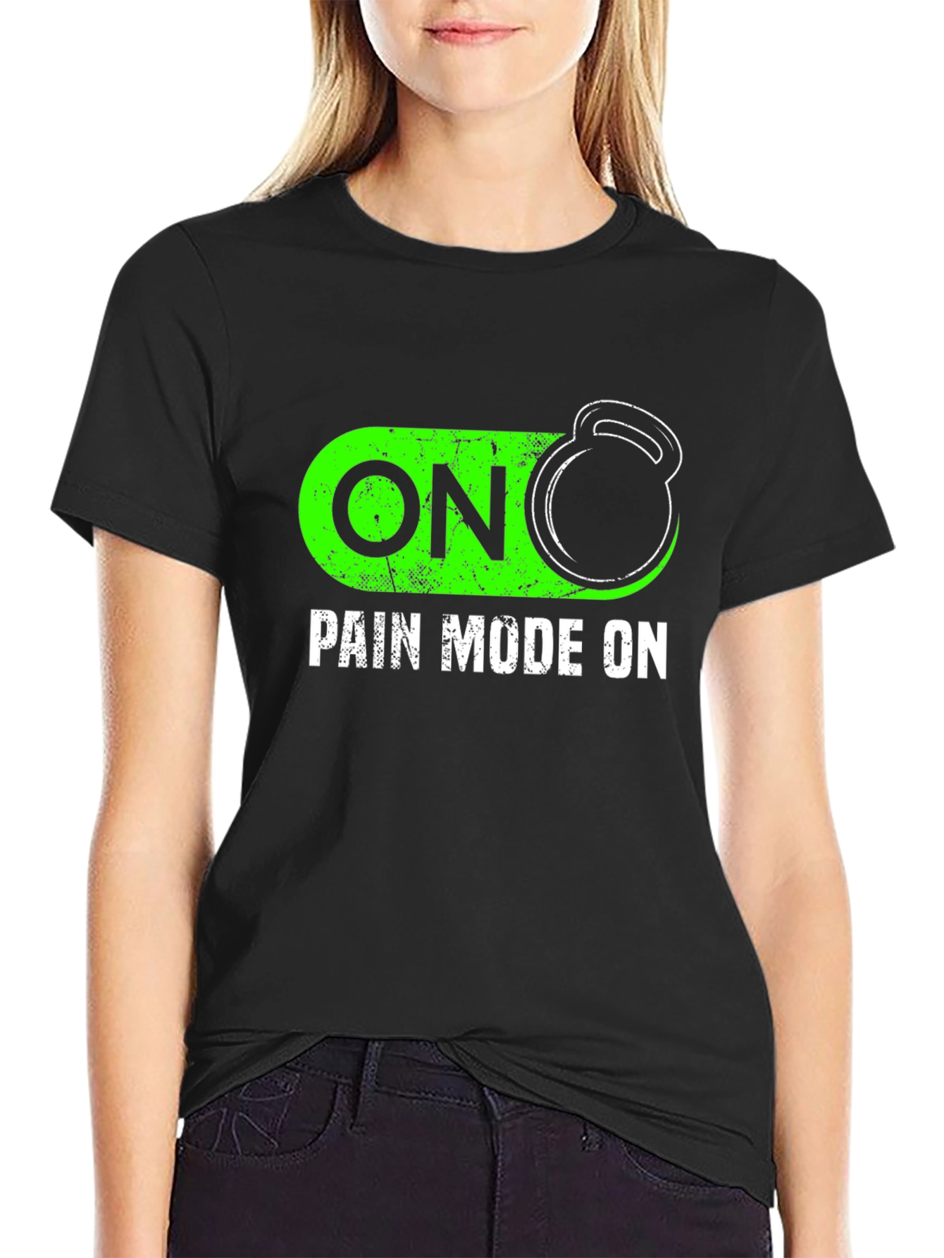 Pain Mode On Kettlebell Gym T-Shirt