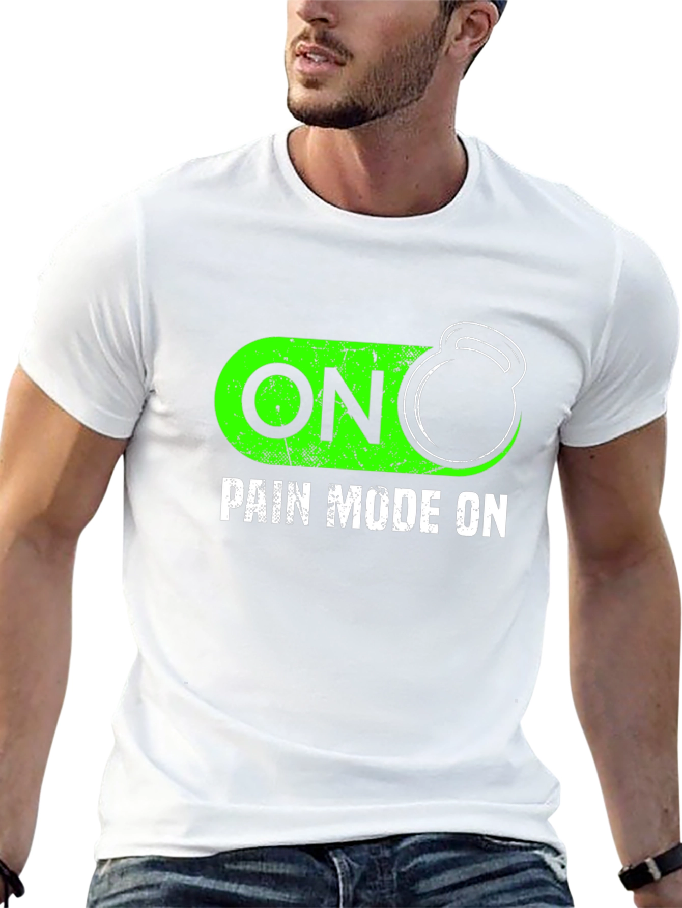 Pain Mode On Kettlebell Gym T-Shirt