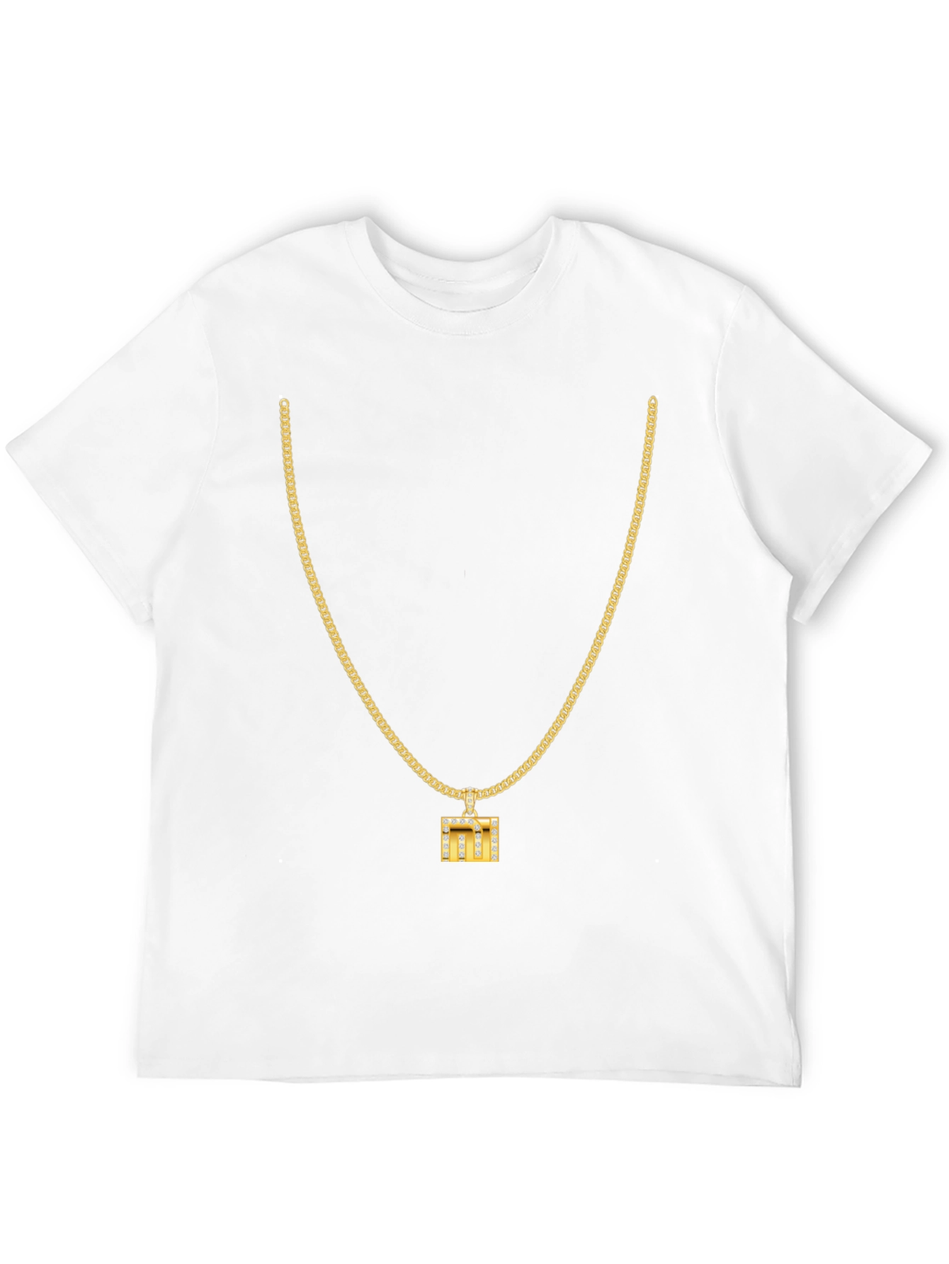 Gold Chain & Pendant T-Shirt