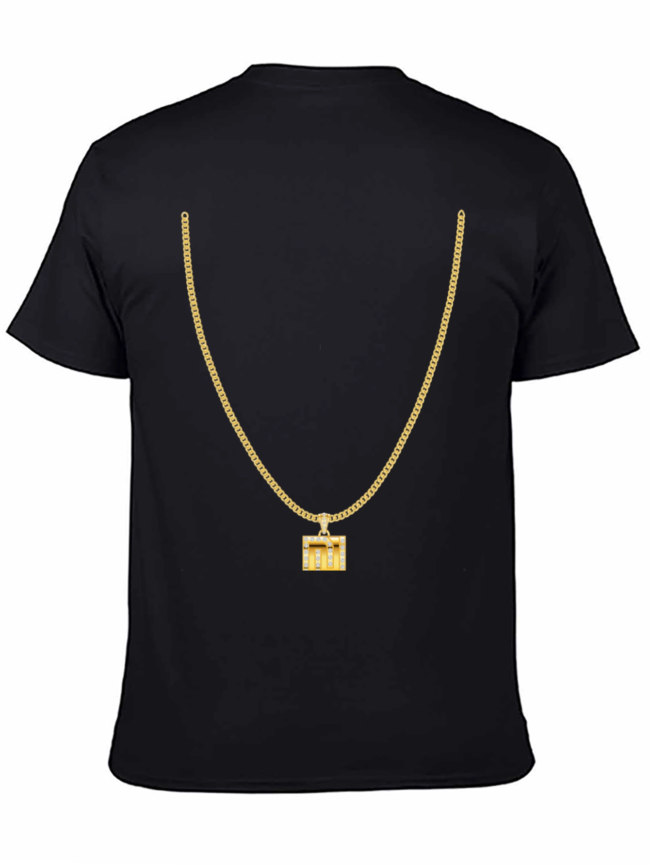 Gold Chain & Pendant T-Shirt