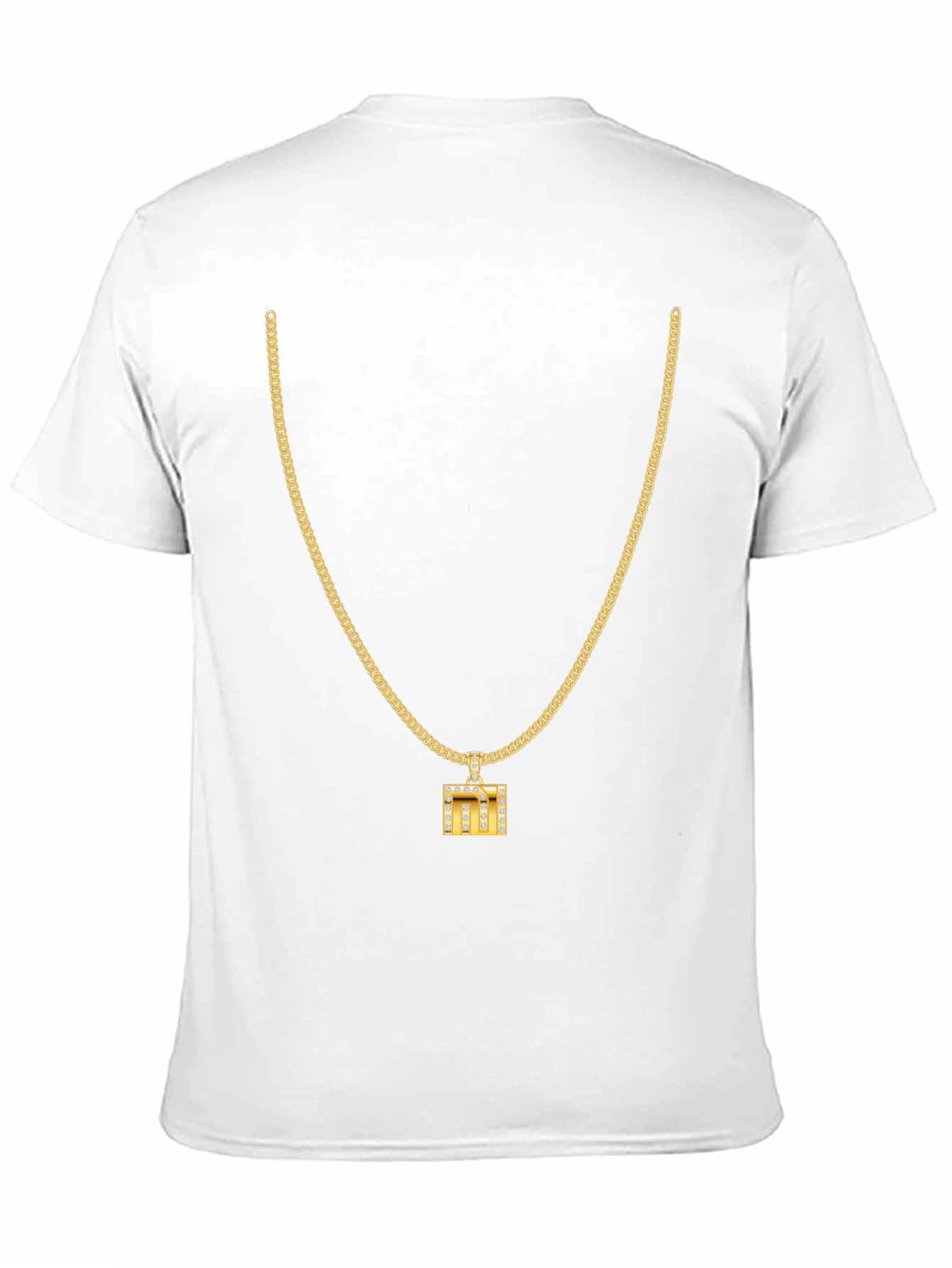 Gold Chain & Pendant T-Shirt