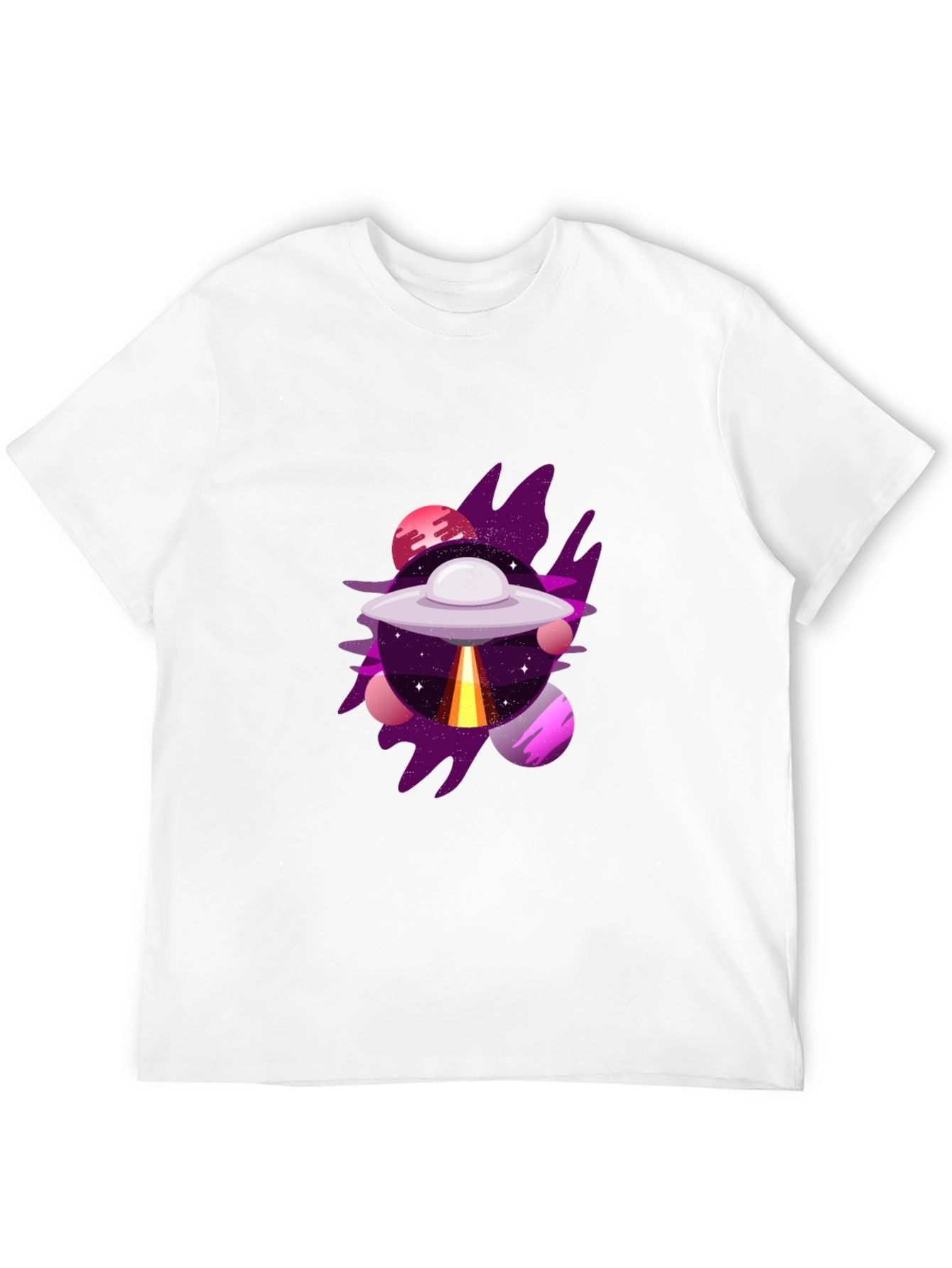 UFO Graphic Tee - Mens Black T-Shirt