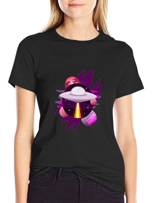 UFO Graphic Tee - Mens Black T-Shirt