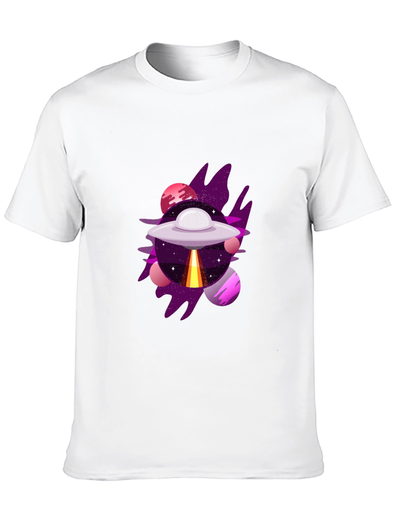 UFO Graphic Tee - Mens Black T-Shirt