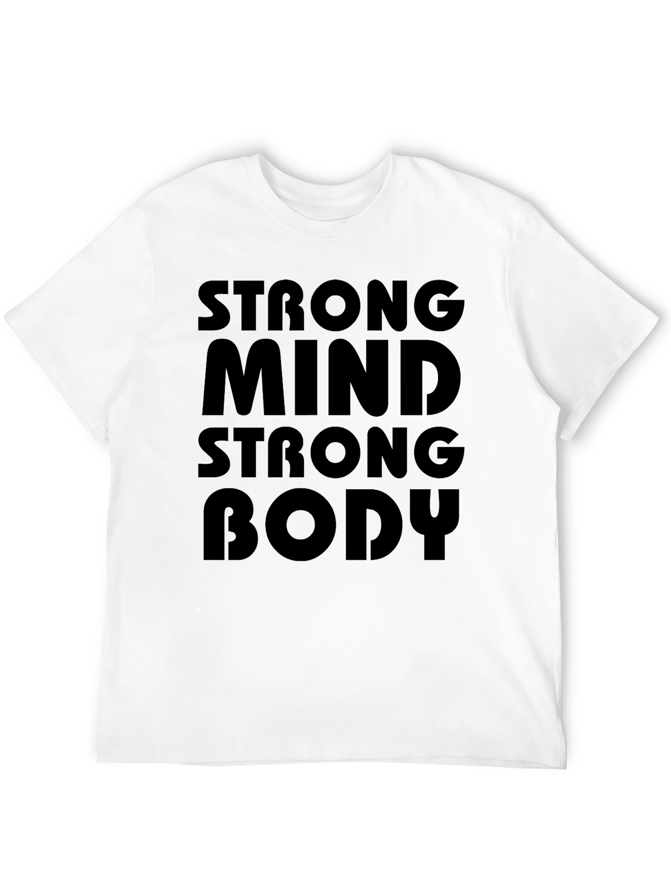 Strong Mind Strong Body Graphic Tee - Black