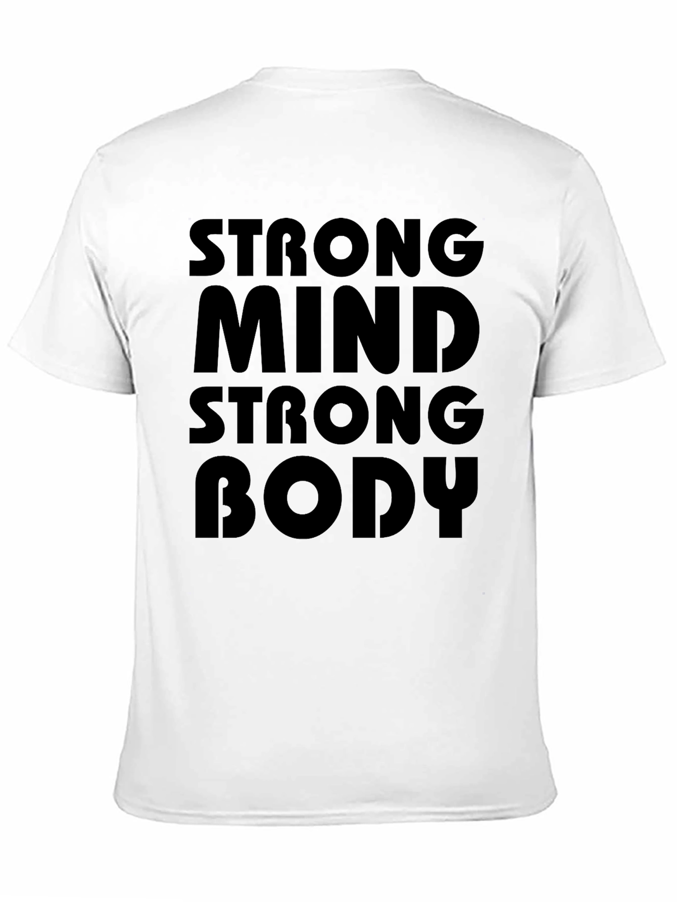 Strong Mind Strong Body Graphic Tee - Black