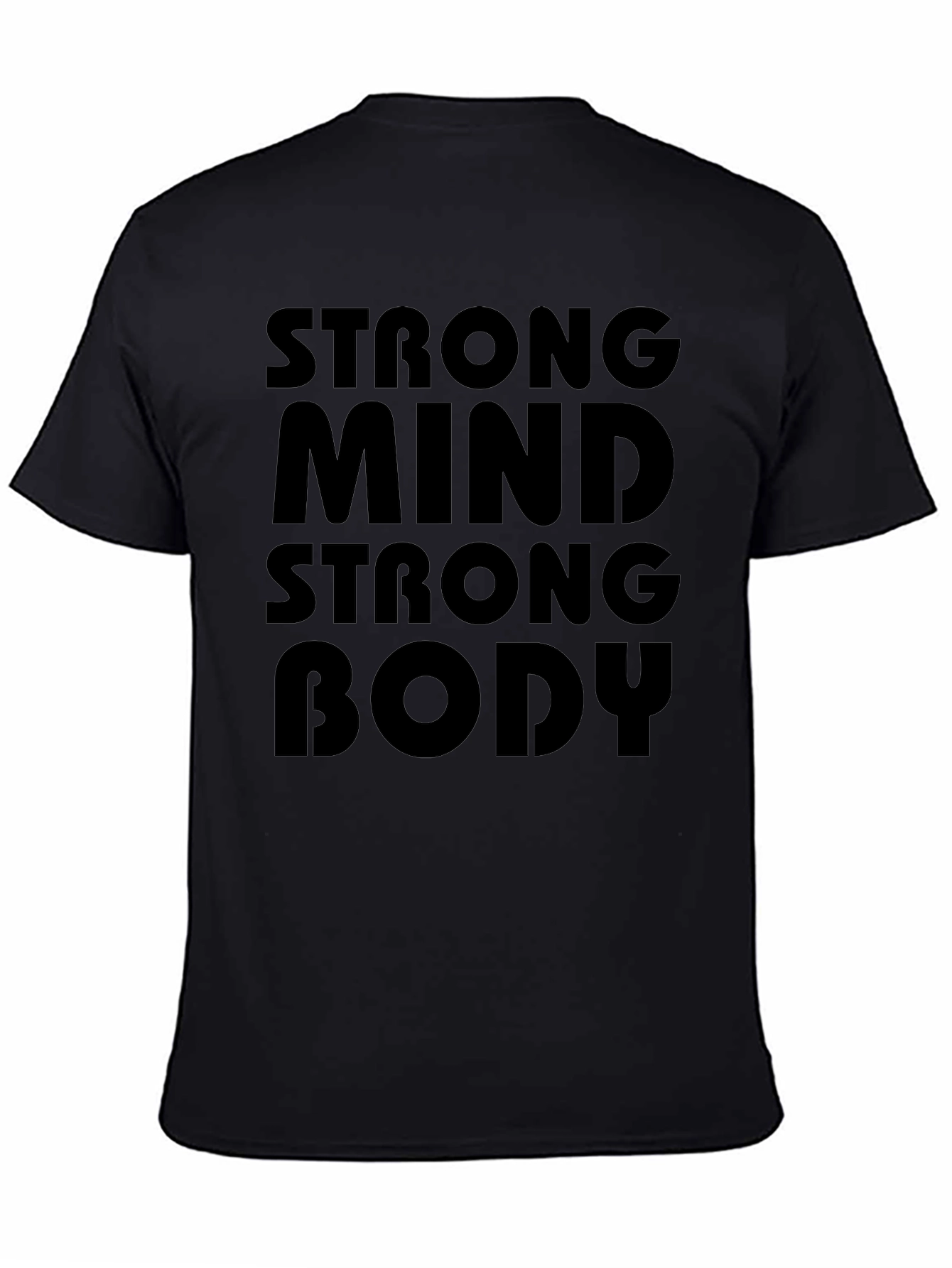 Strong Mind Strong Body Graphic Tee - Black