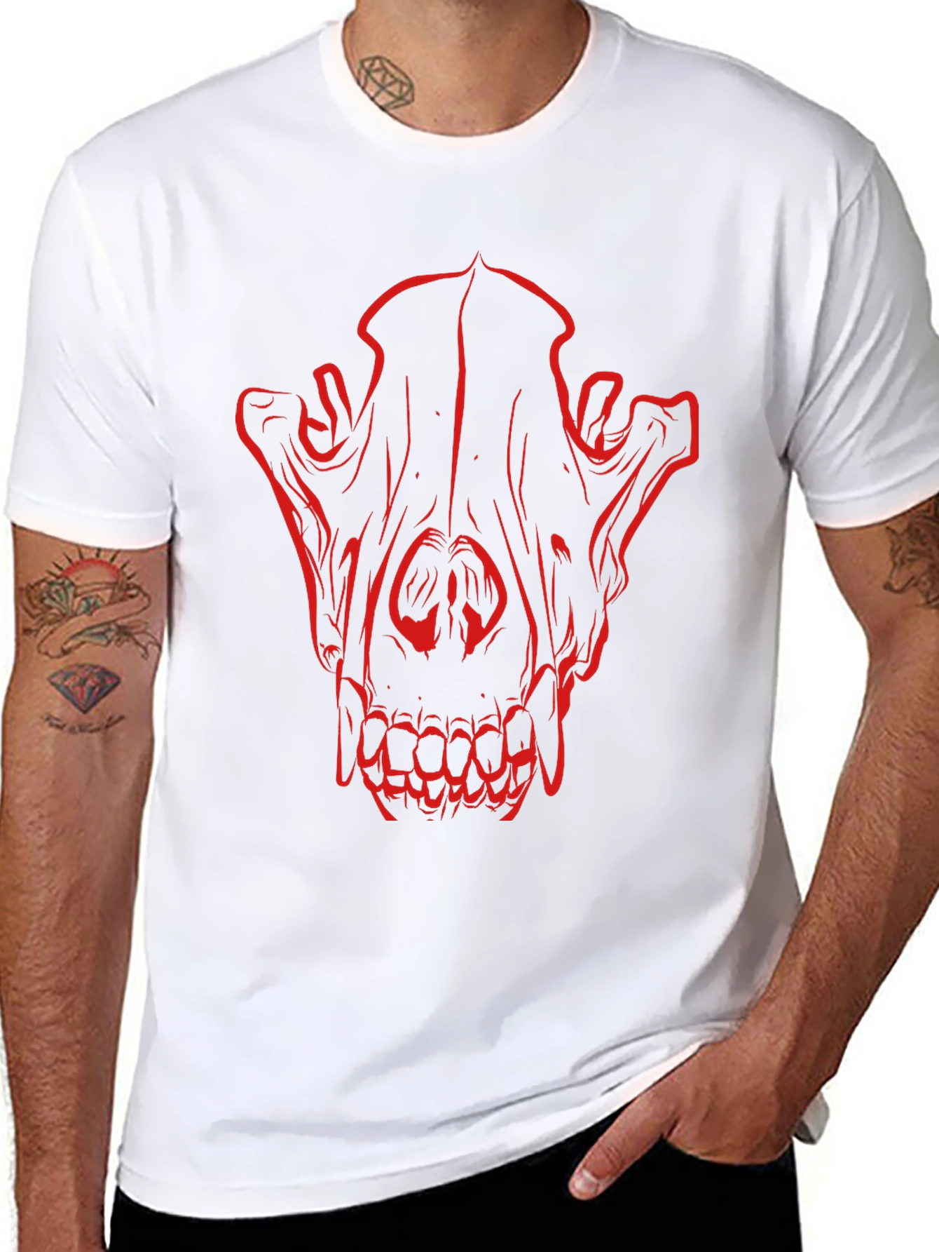 Red Skull Graphic T-Shirt