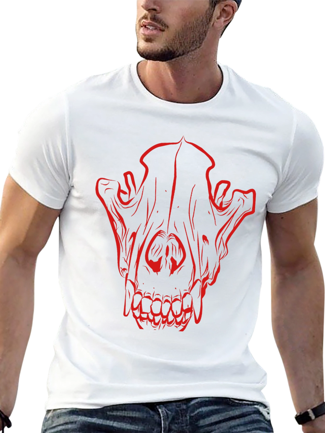 Red Skull Graphic T-Shirt