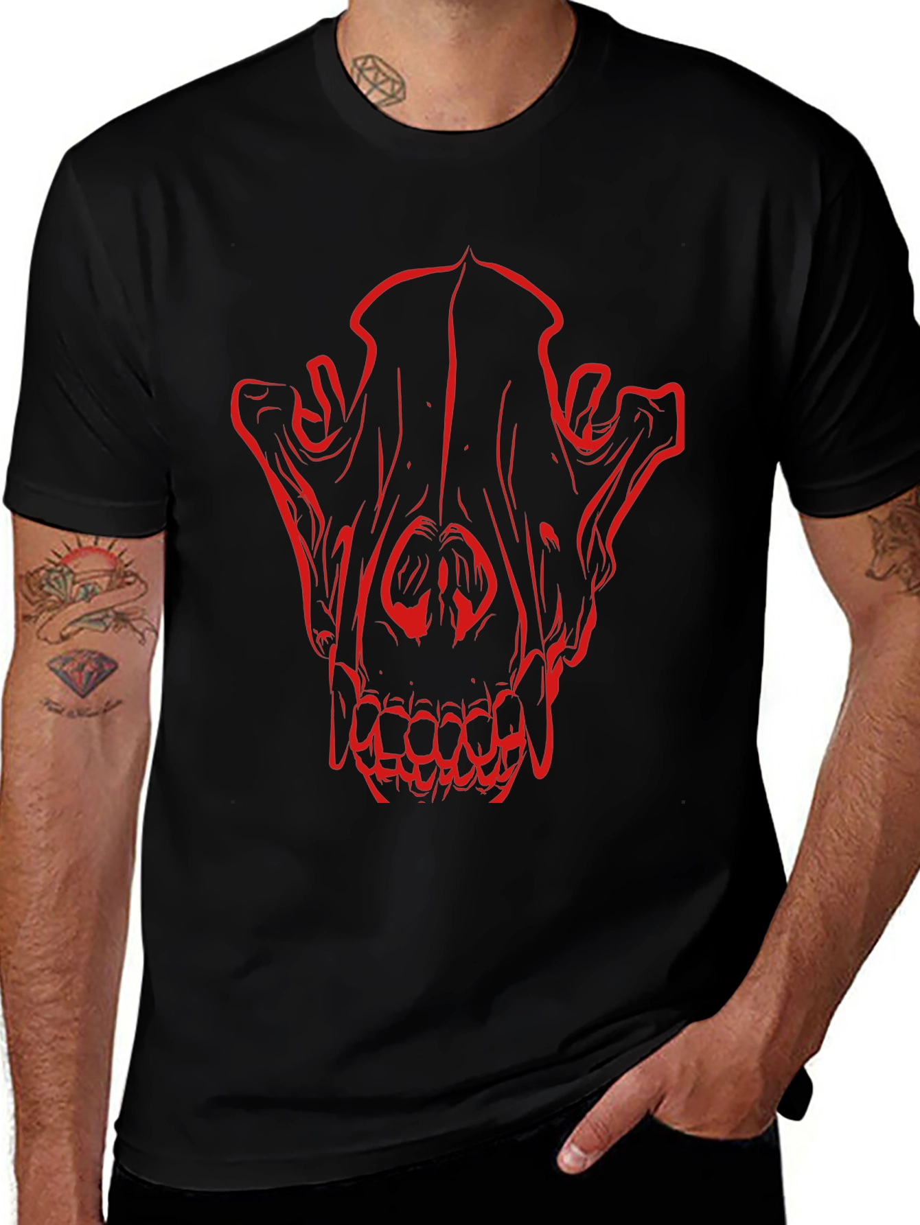 Red Skull Graphic T-Shirt