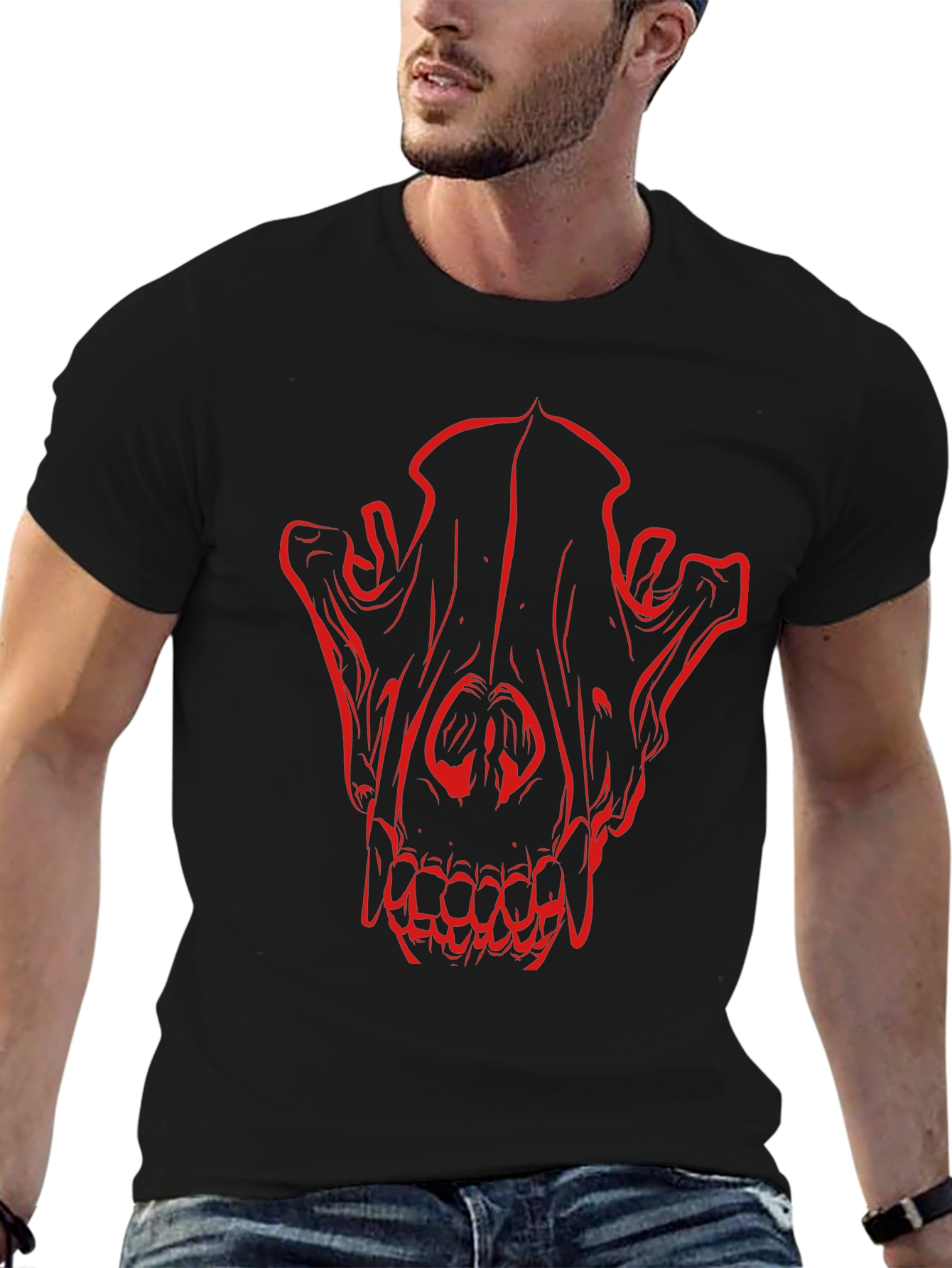 Red Skull Graphic T-Shirt
