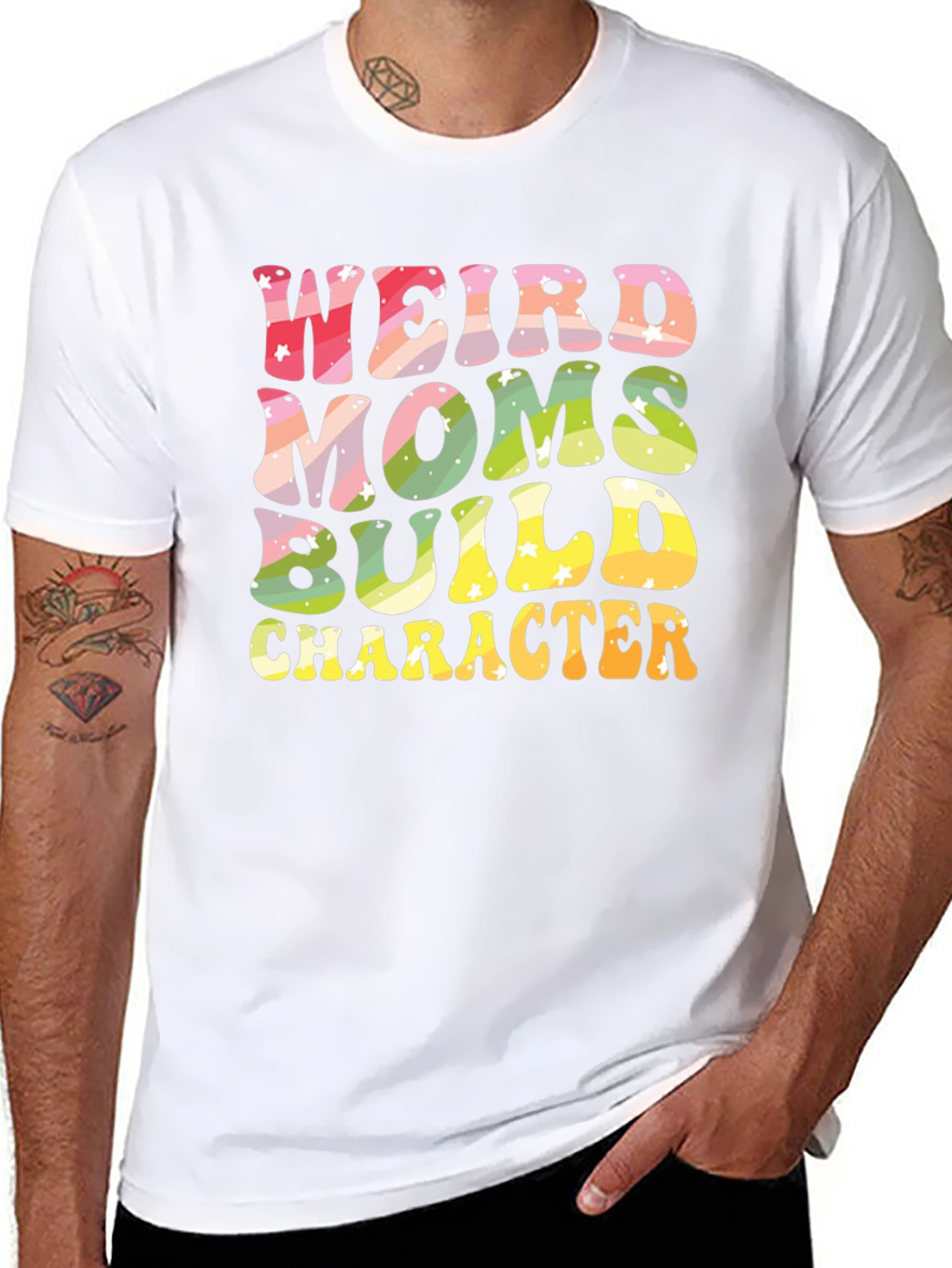 Weird Moms Build Character T-Shirt