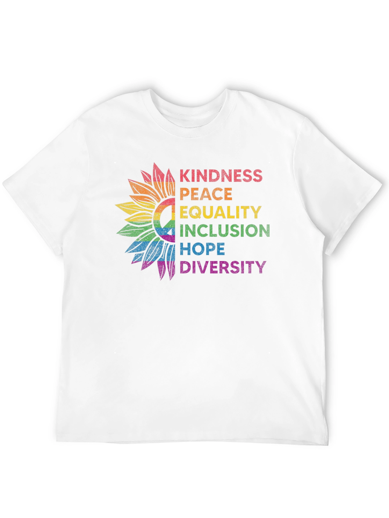 Kindness Peace Equality Graphic Tee