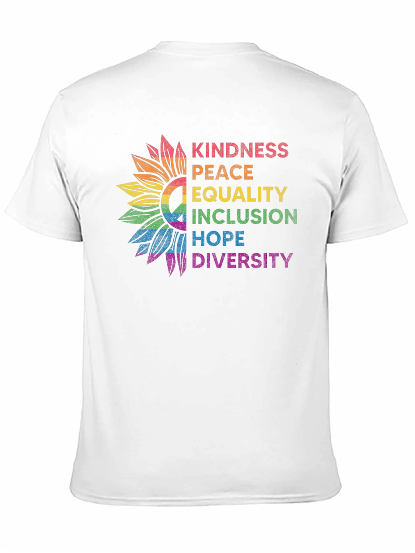 Kindness Peace Equality Graphic Tee
