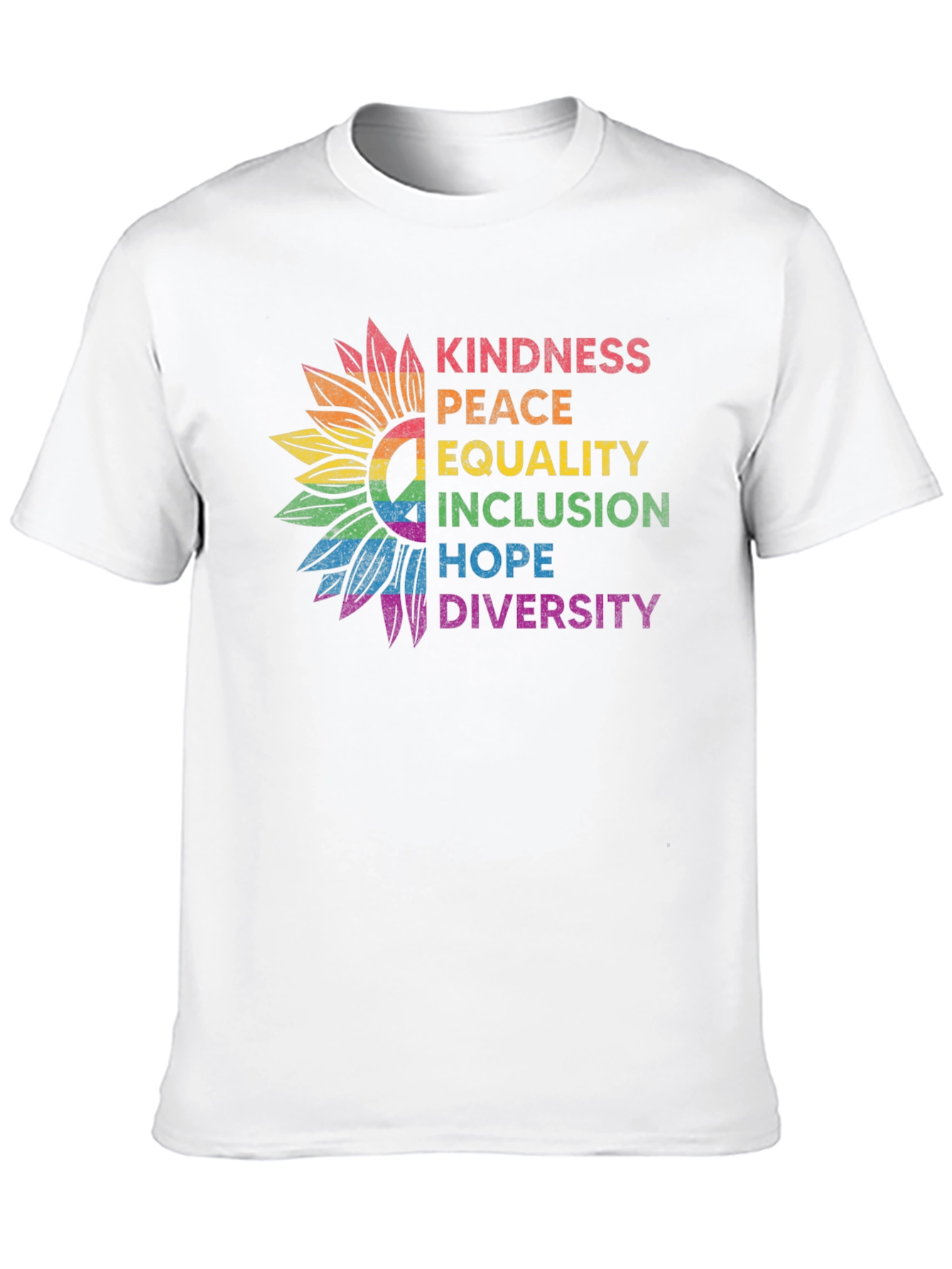 Kindness Peace Equality Graphic Tee