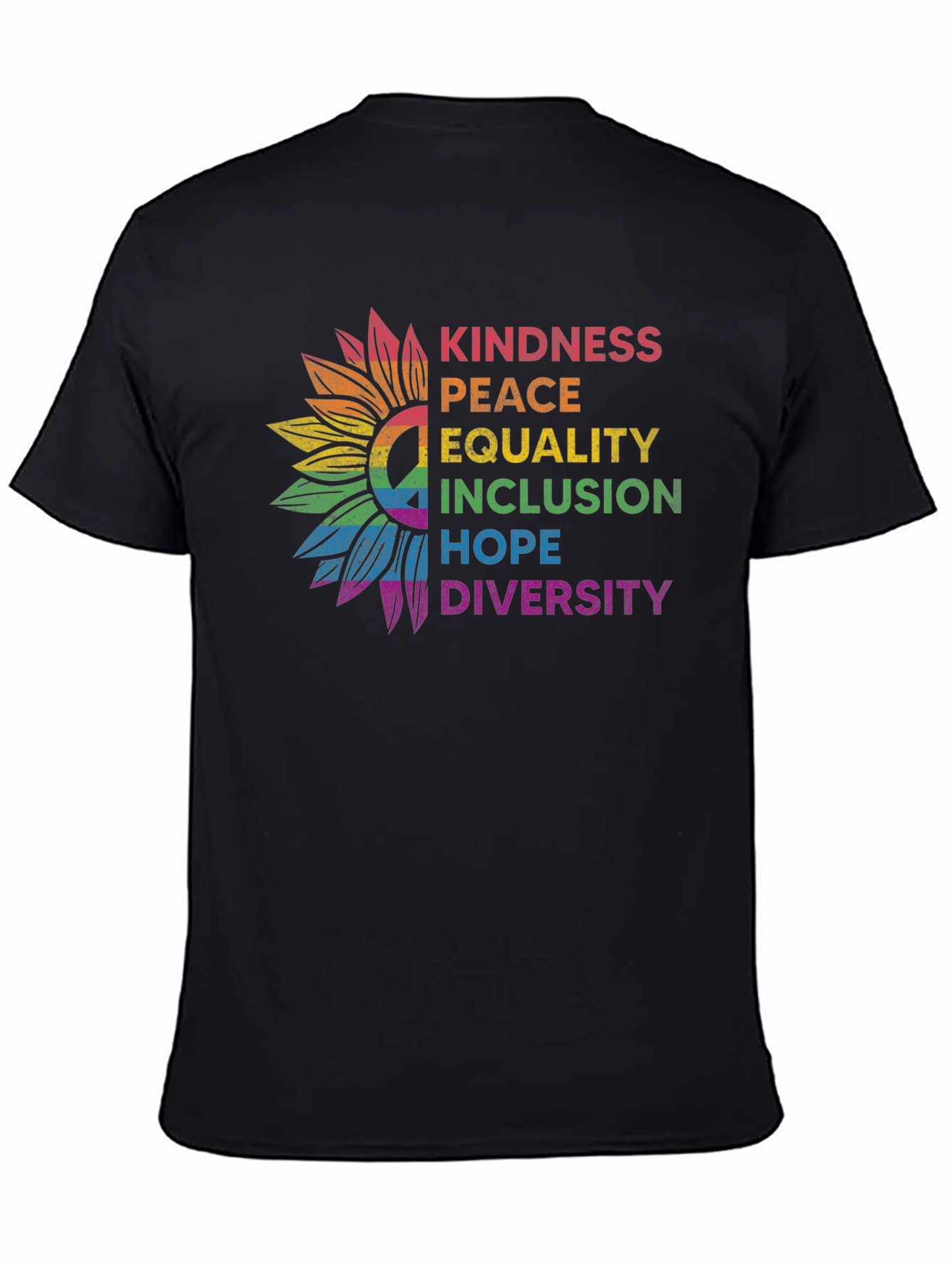 Kindness Peace Equality Graphic Tee