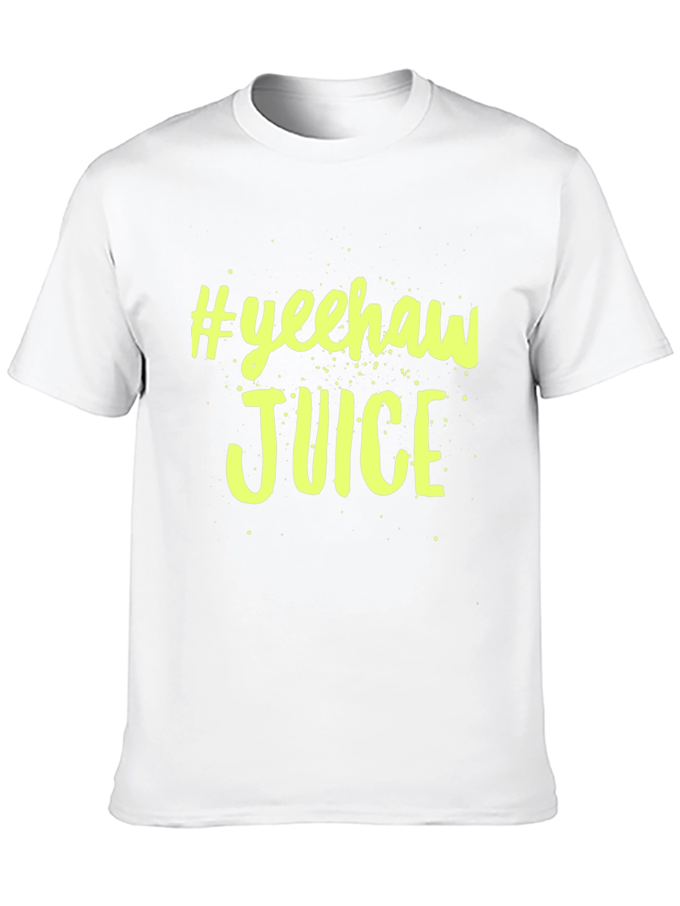 #Yeehaw Juice Graphic Black T-Shirt