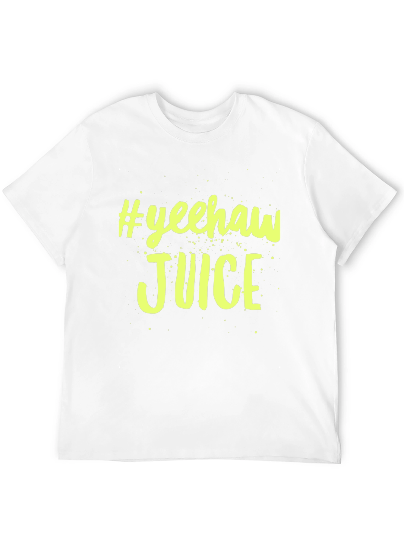 #Yeehaw Juice Graphic Black T-Shirt