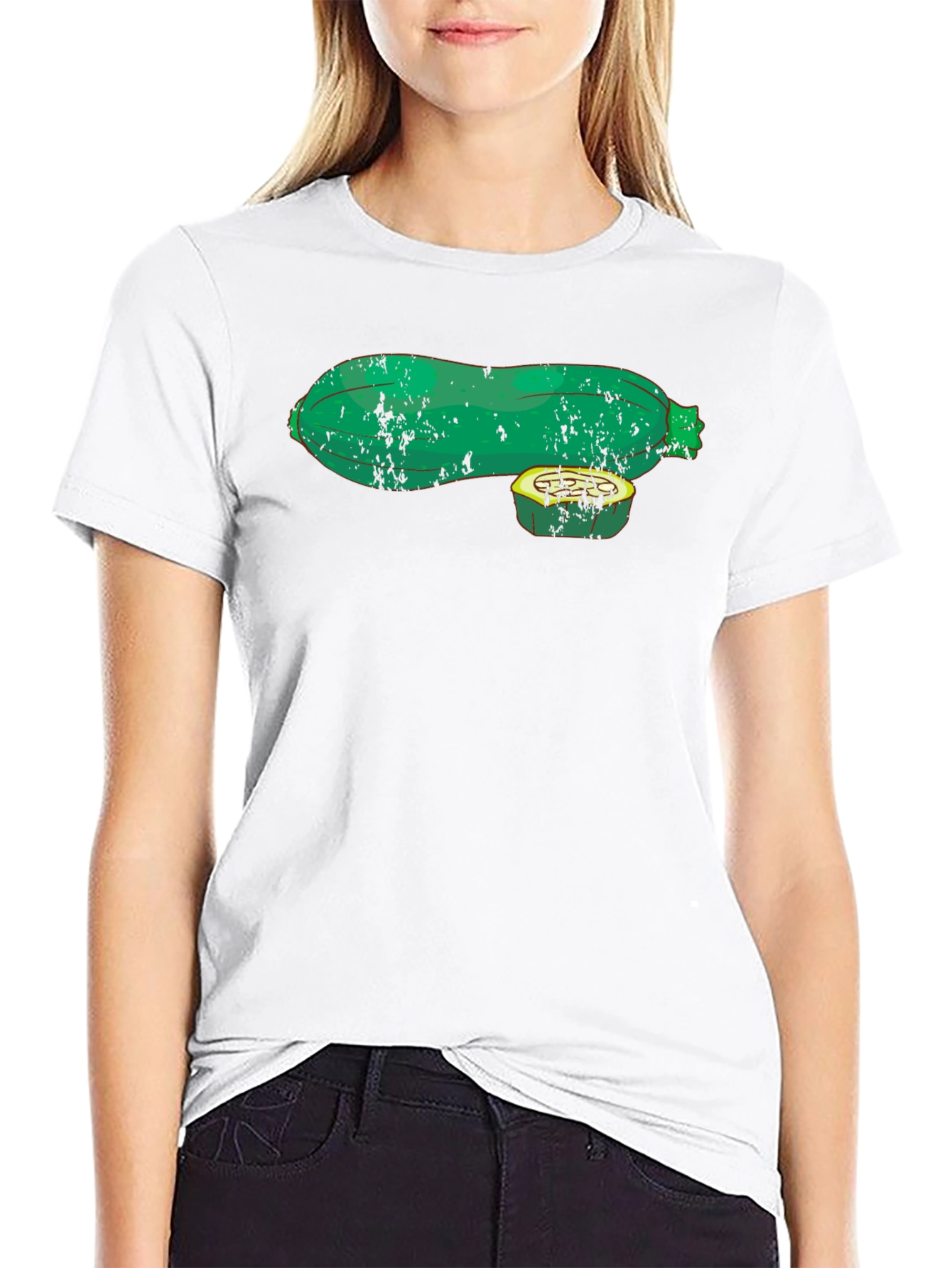 Zucchini Graphic Tee - Black T-Shirt