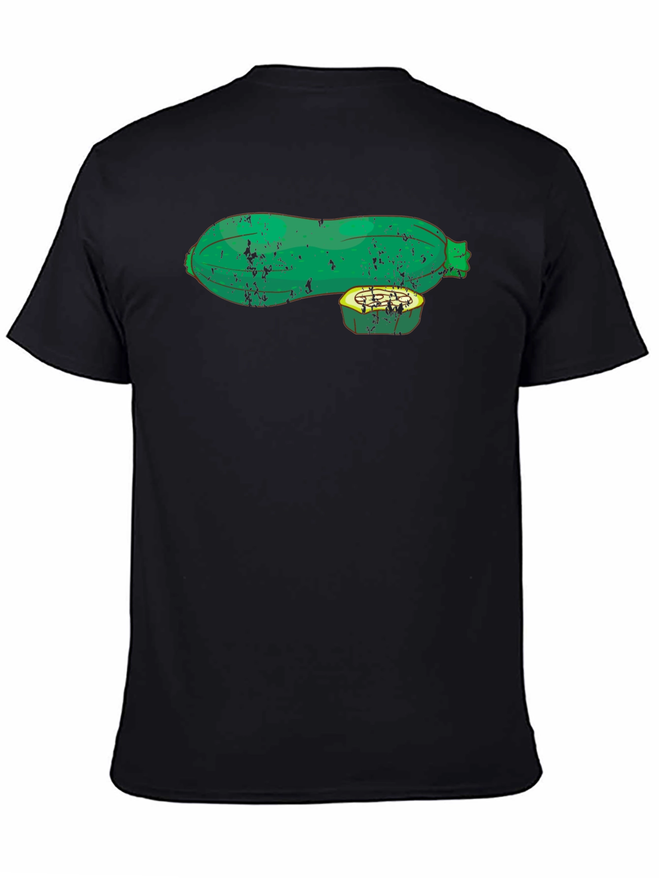 Zucchini Graphic Tee - Black T-Shirt