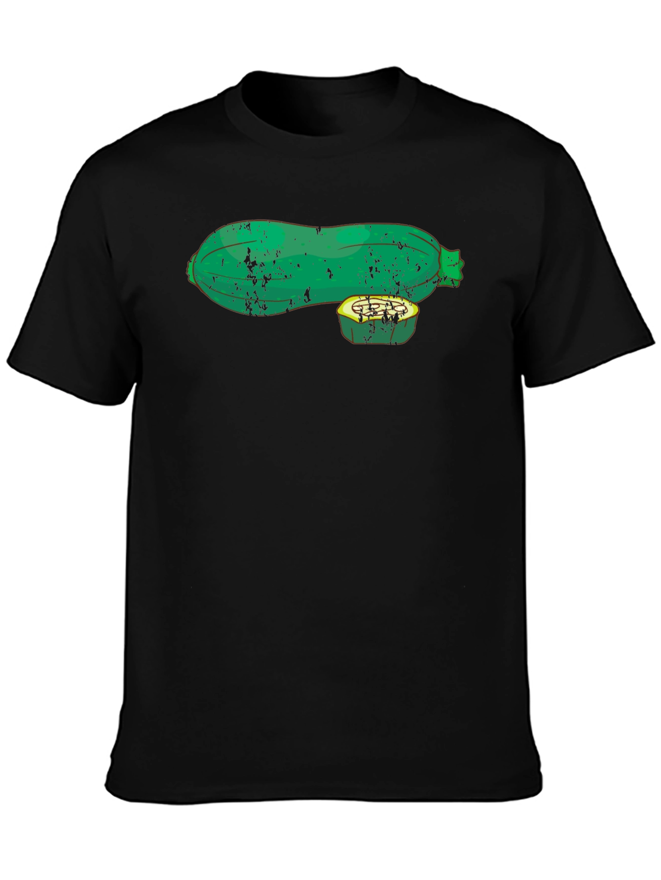 Zucchini Graphic Tee - Black T-Shirt