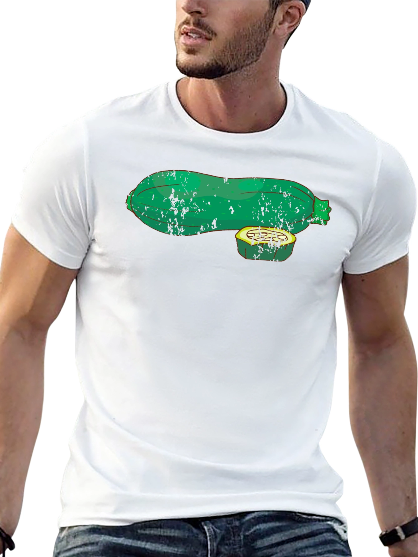 Zucchini Graphic Tee - Black T-Shirt