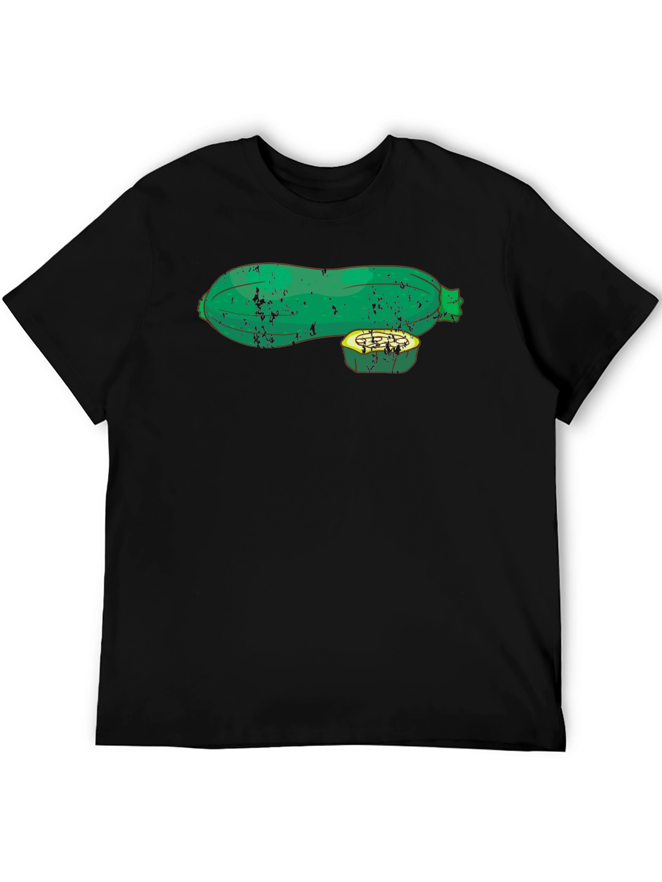 Zucchini Graphic Tee - Black T-Shirt