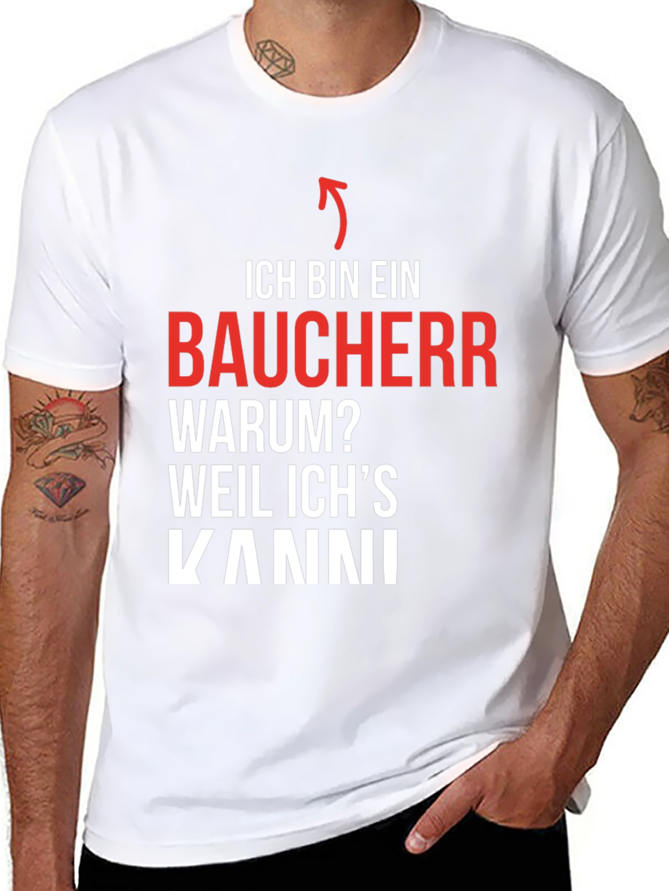 Ich Bin Ein Baucher T-Shirt - Because I Can!