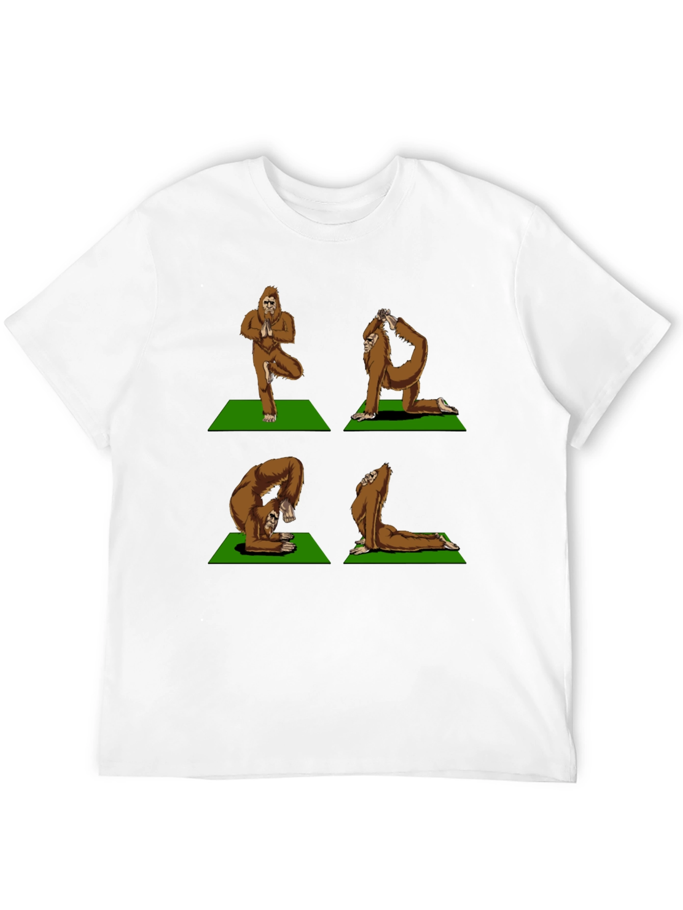 Yoga Bigfoot T-Shirt - Flexible Sasquatch Tee