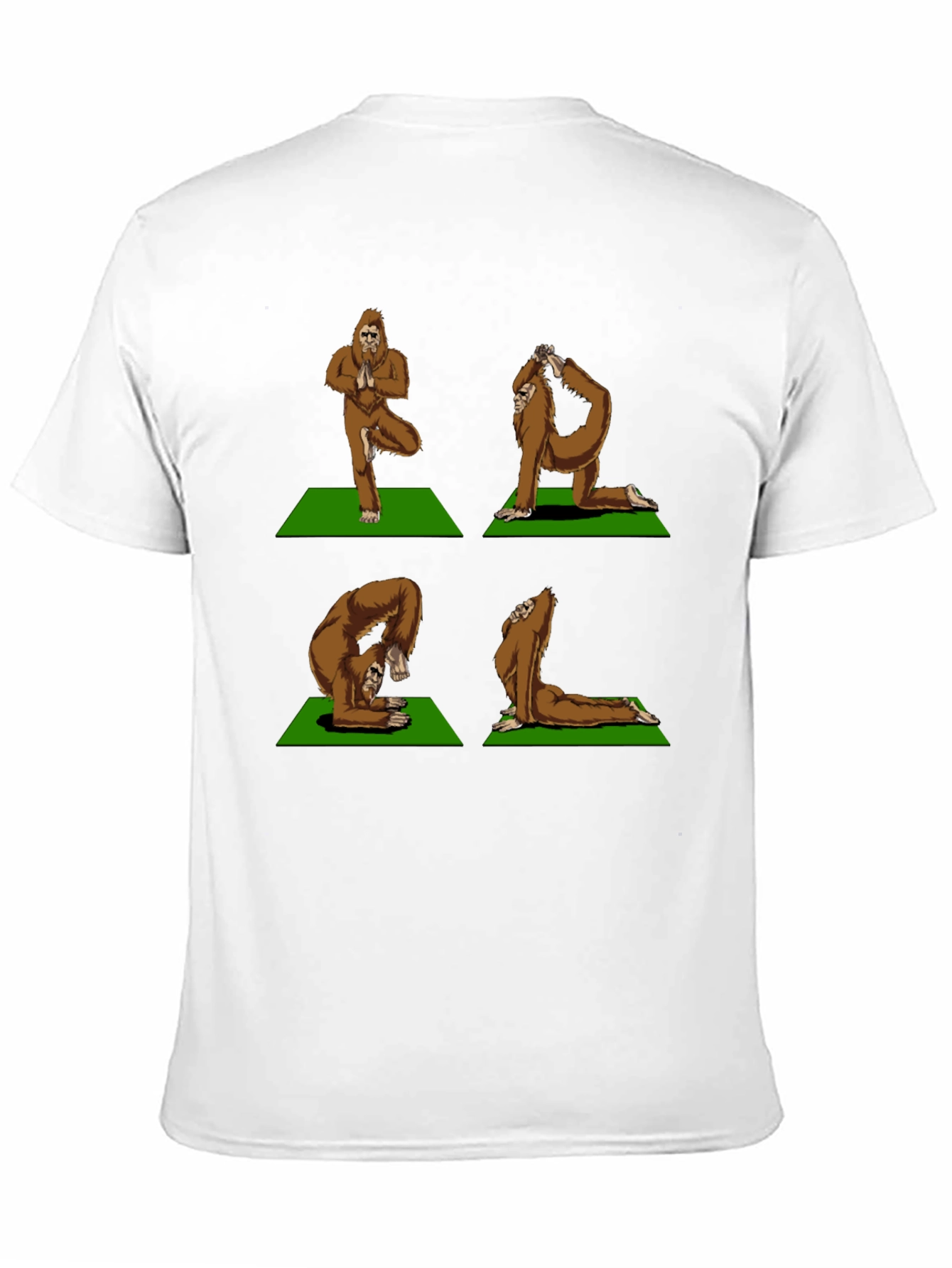 Yoga Bigfoot T-Shirt - Flexible Sasquatch Tee