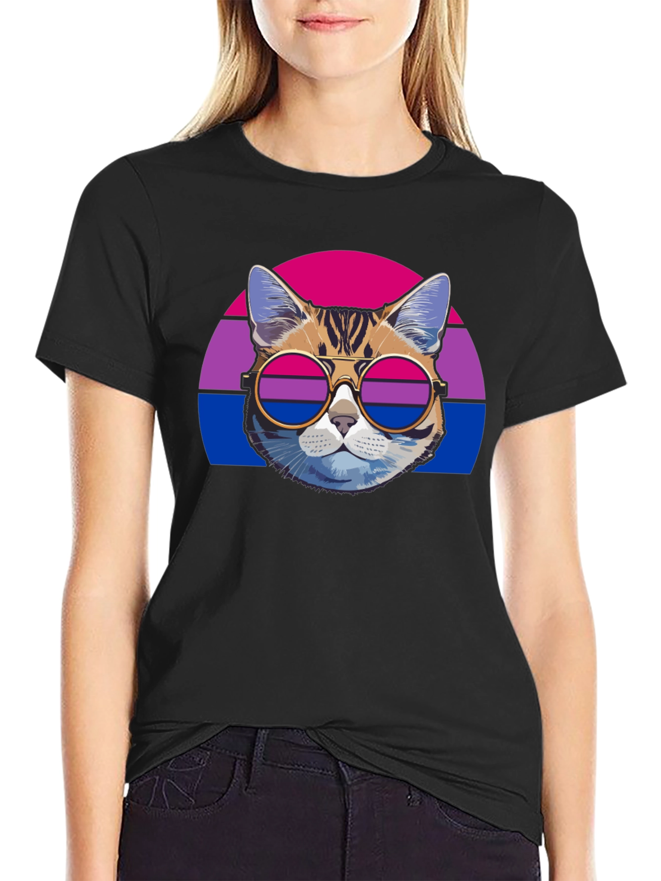 Cool Cat Bi Pride T-Shirt