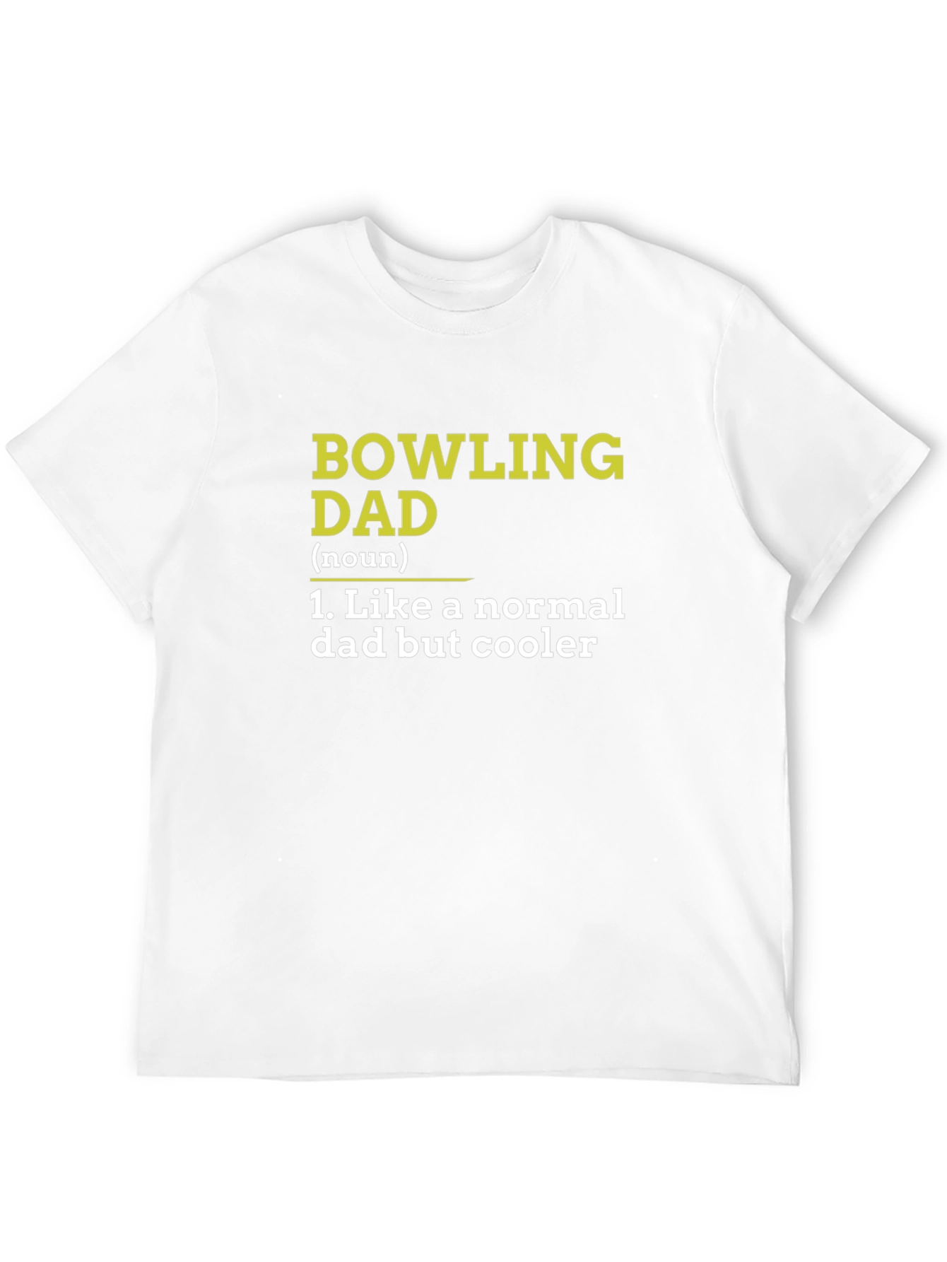 Bowling Dad Definition T-Shirt - Cool Fathers Day Gift