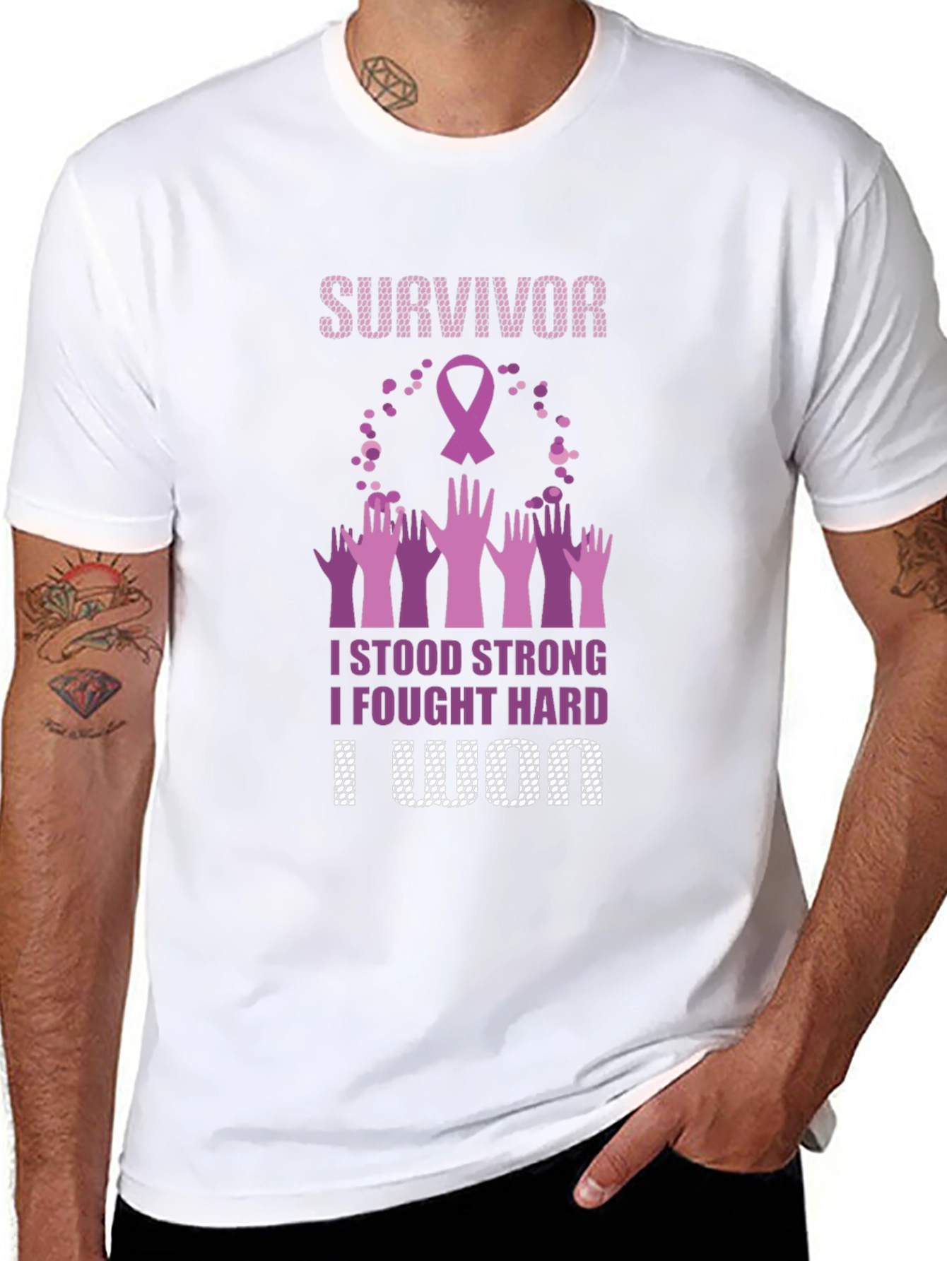 Survivor Strong: Breast Cancer Awareness T-Shirt