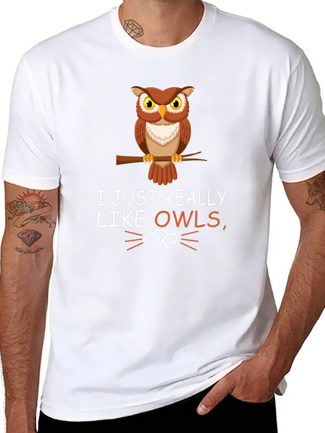 I Just Really Like Owls OK? T-Shirt