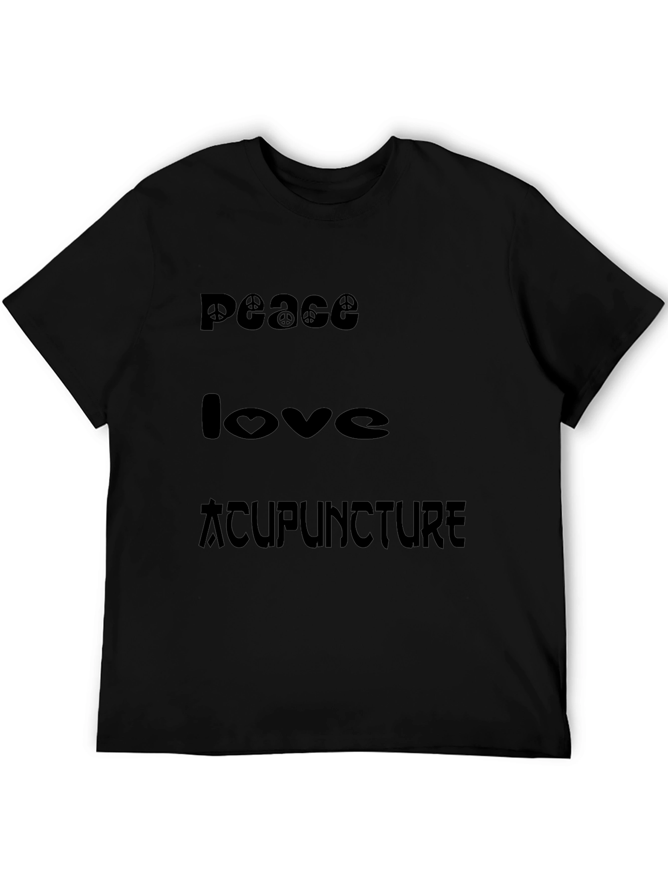 Peace Love Acupuncture Graphic T-Shirt