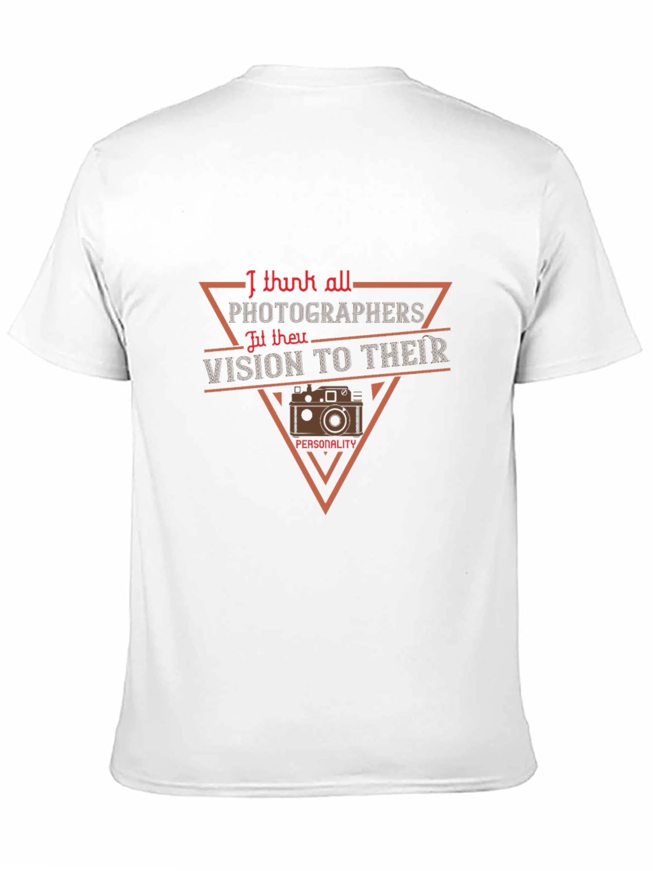 Photographer Vision T-Shirt - Black Graphic Tee