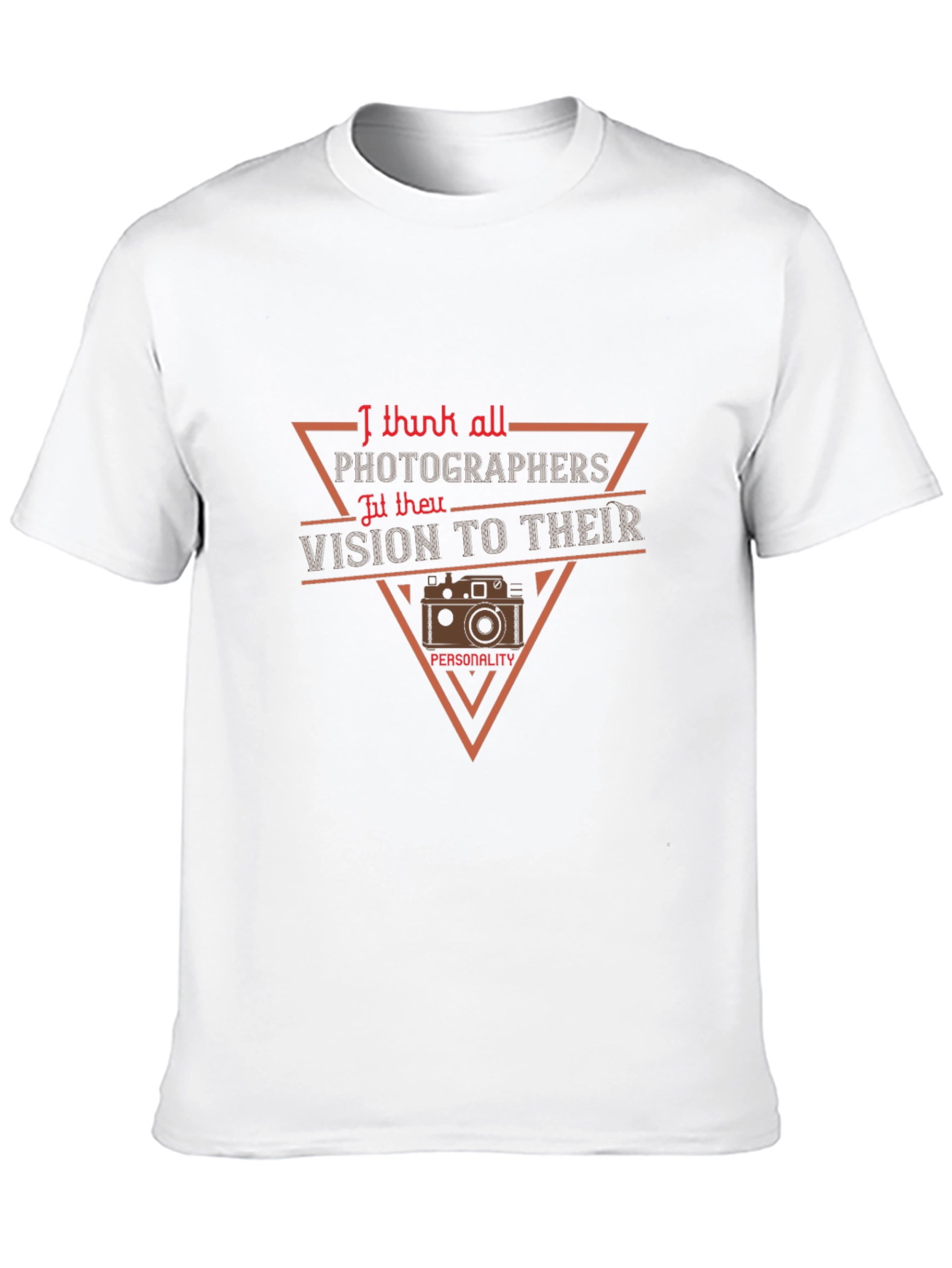 Photographer Vision T-Shirt - Black Graphic Tee